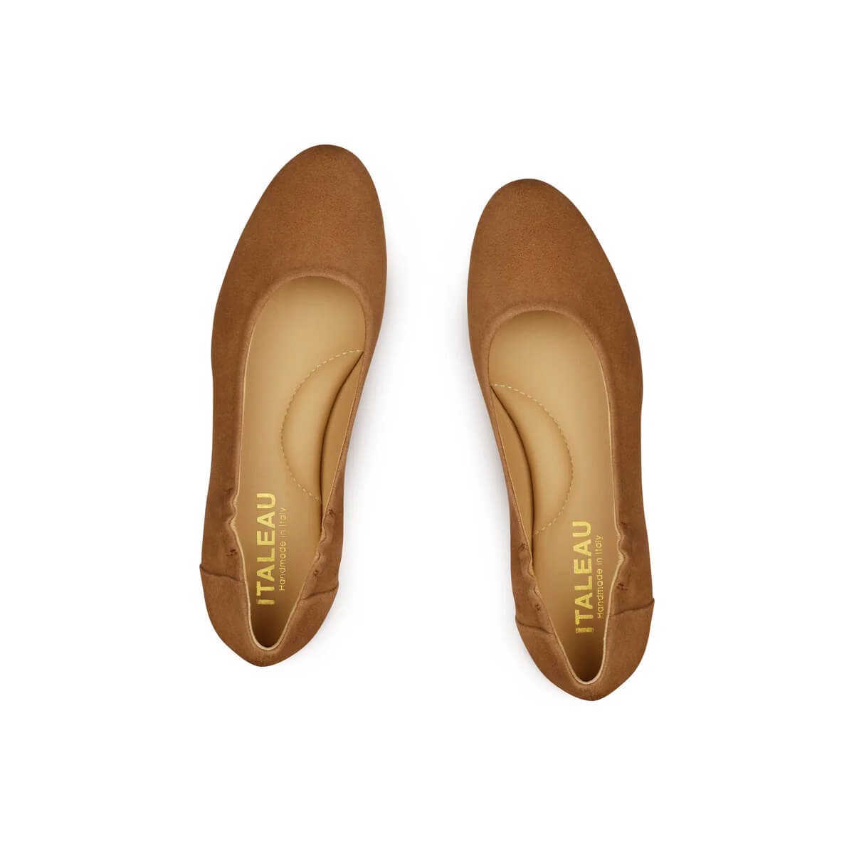 Vera Suede Ballet Flats Cuoio