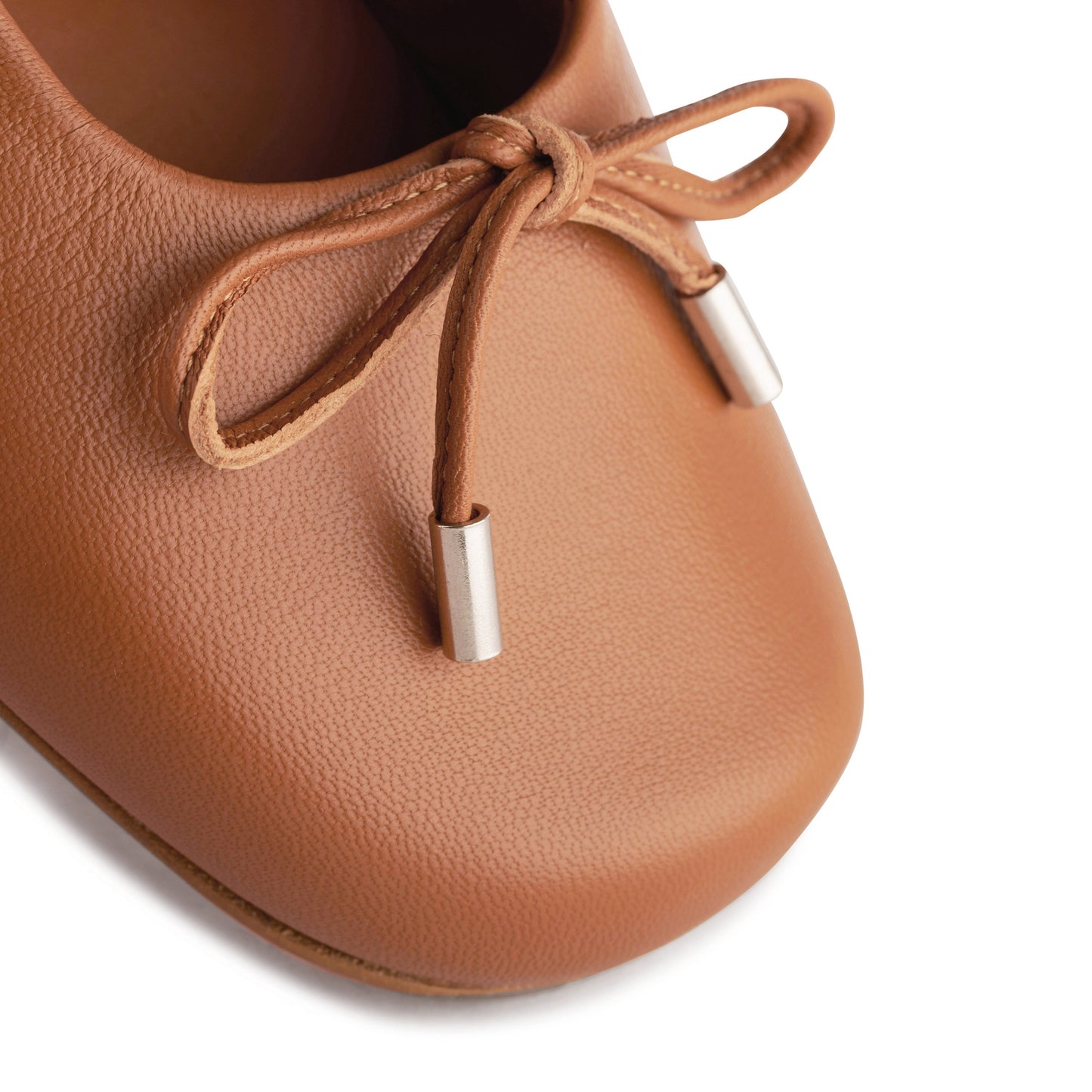 Belinda Flexlite Flats Chestnut - Last Chance