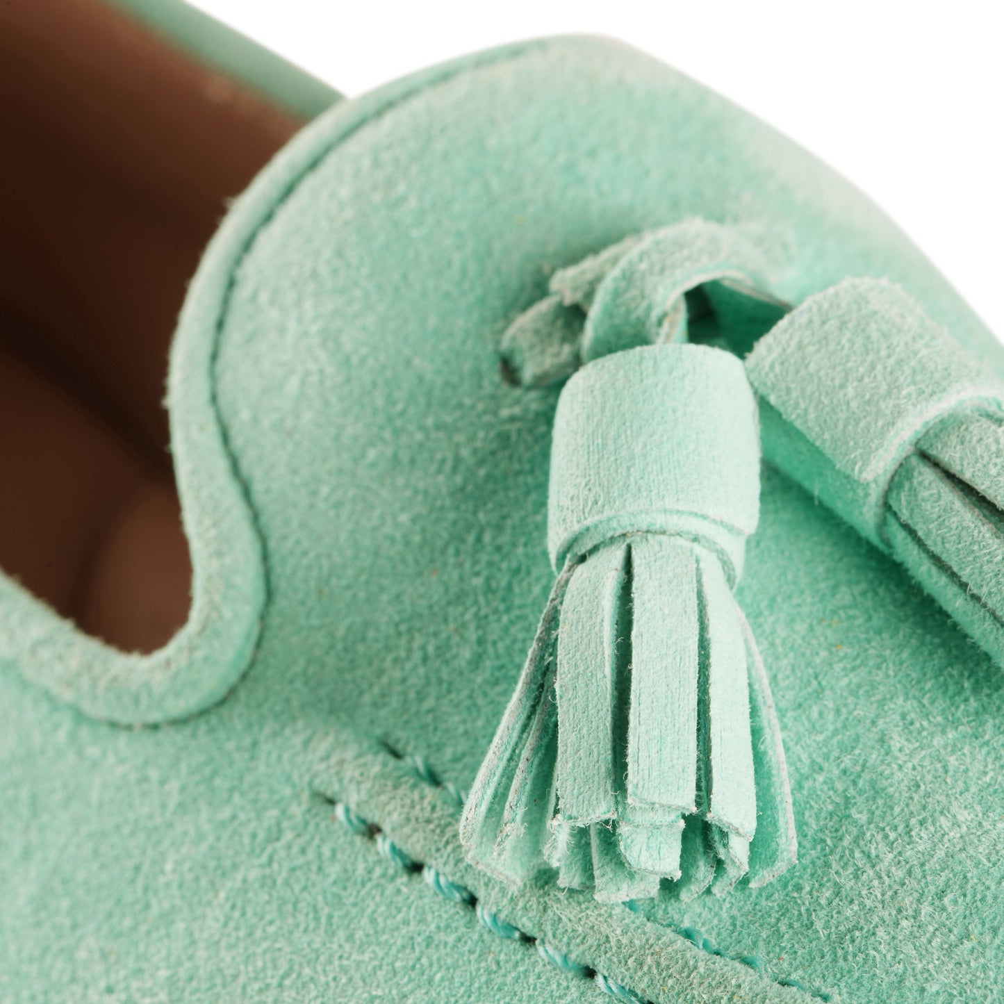 Lea Suede Loafers Jade - Last Chance