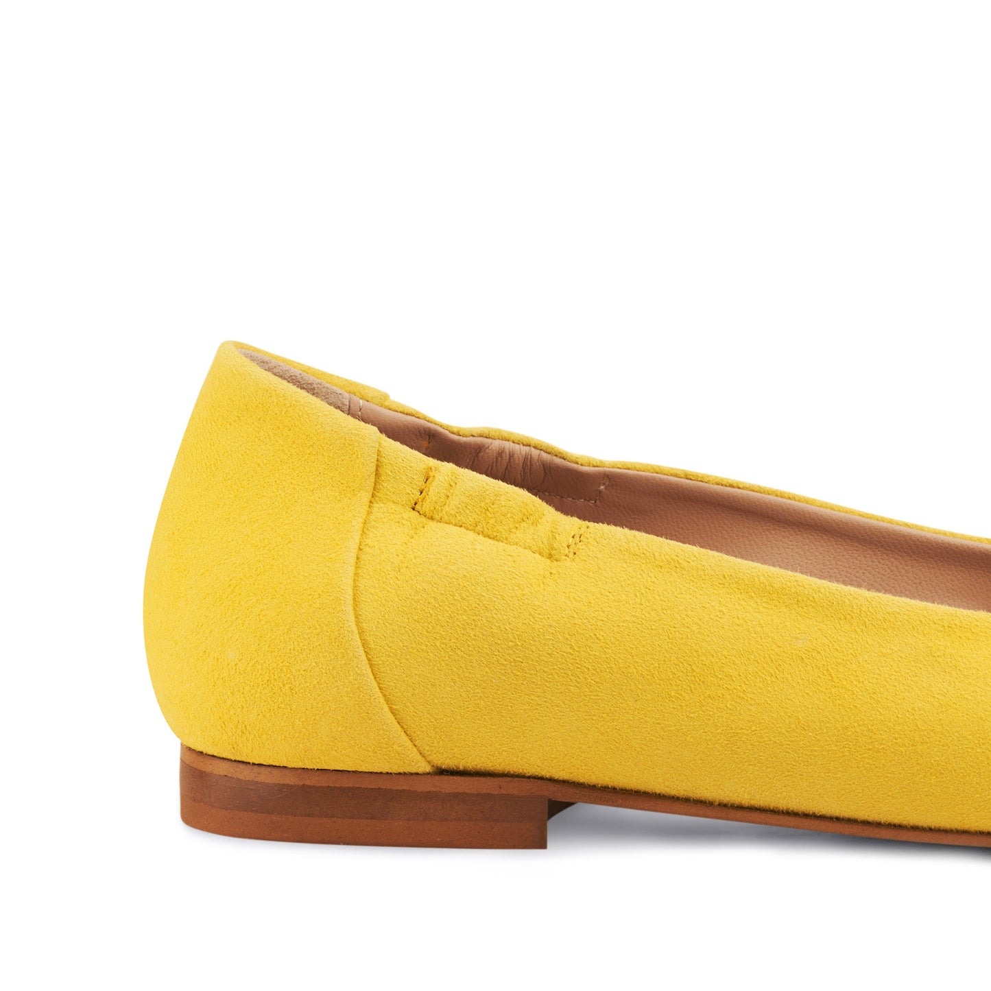 Mara Suede Ballet Flats Butter - Last Chance