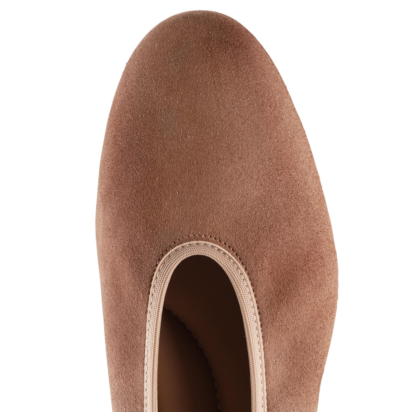 Valleria Suede Flats Tortora - Last Chance