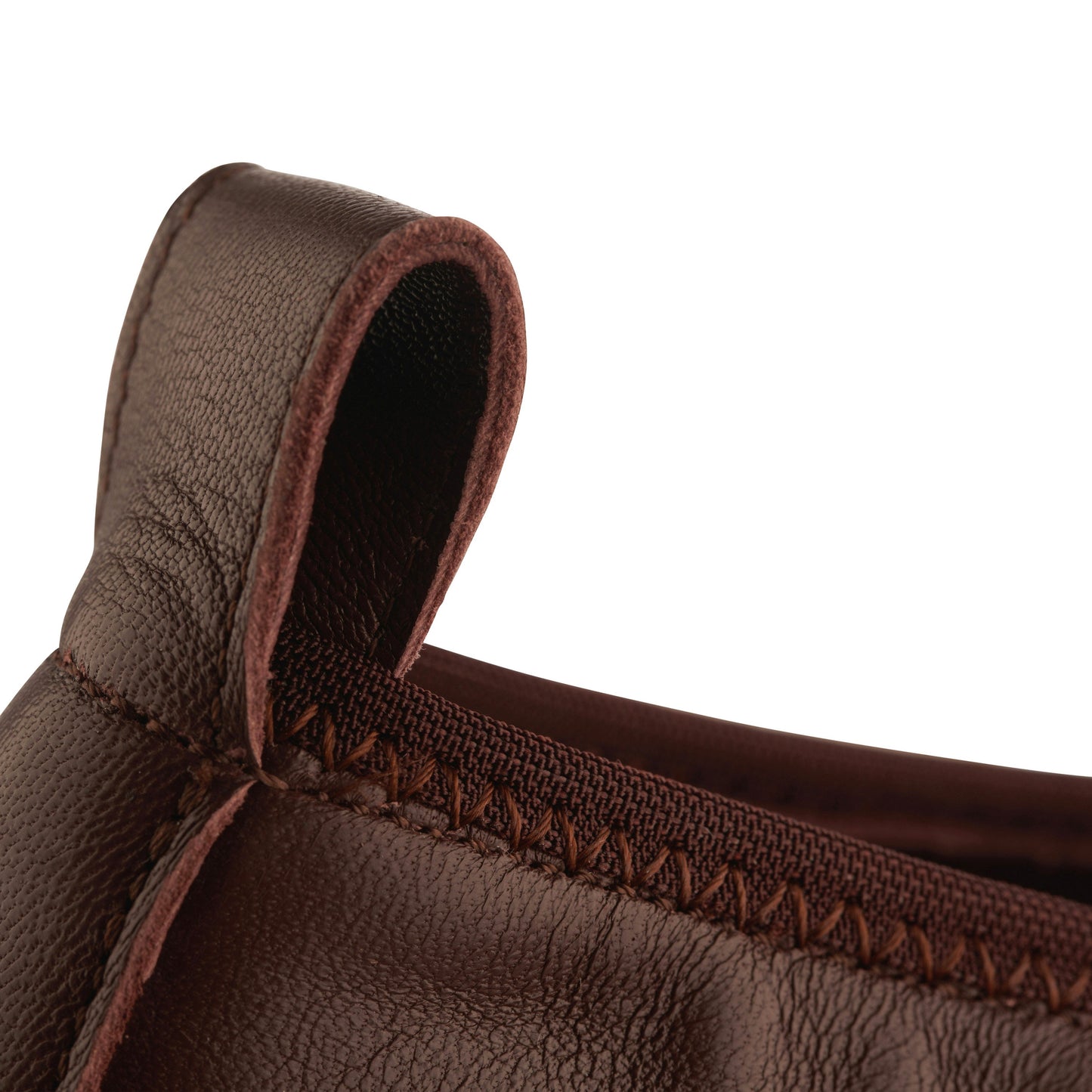 Valleria Leather Flats Chocolate - Last Chance