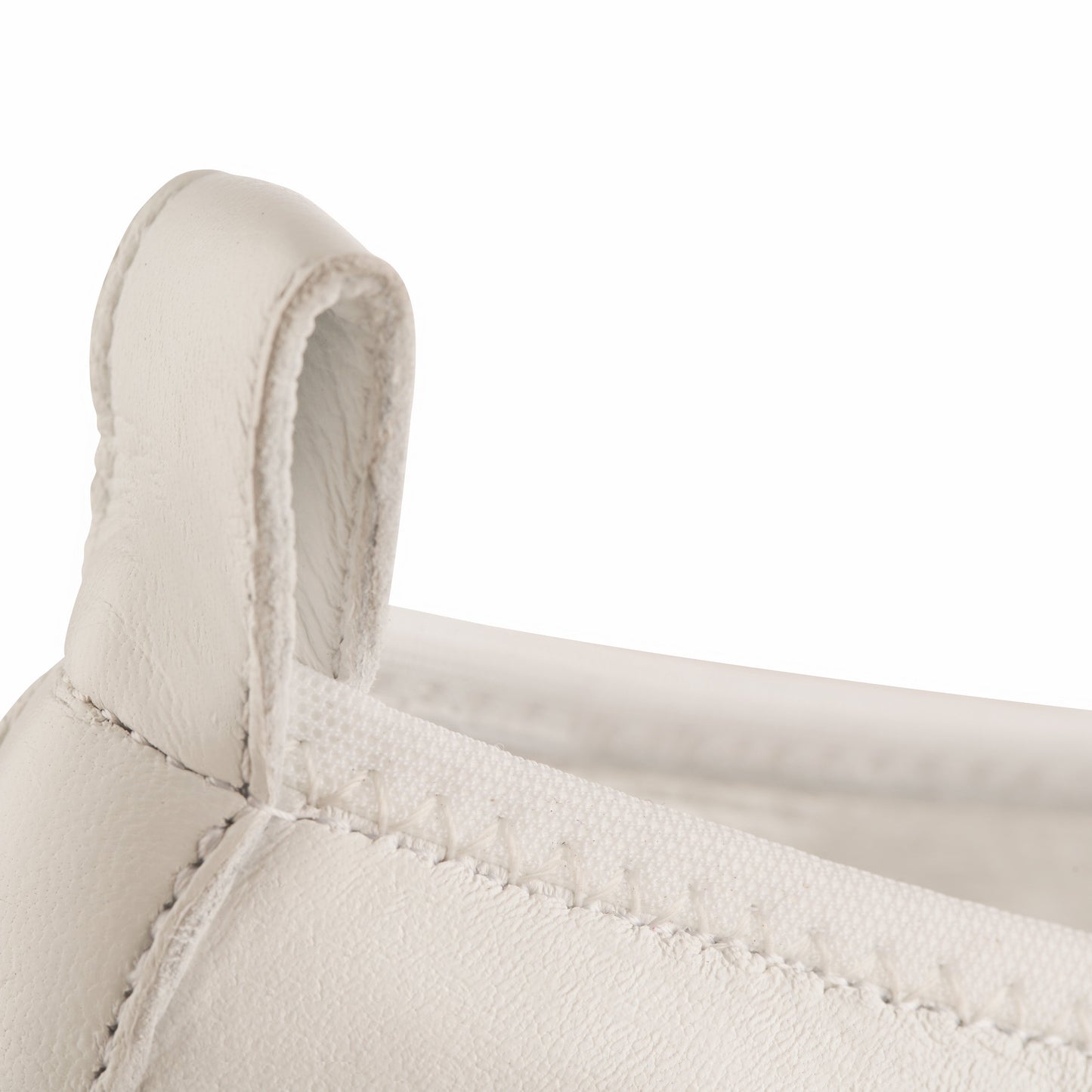 Valleria Leather Flats Bianco - Last Chance