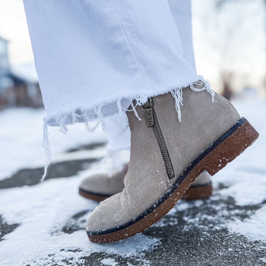 Waterproof Foliana Booties Taupe Lavato