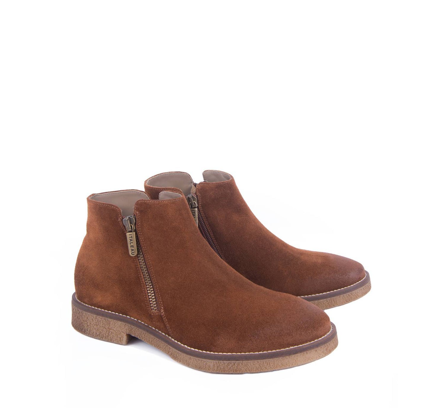 Waterproof Foliana Booties Cognac