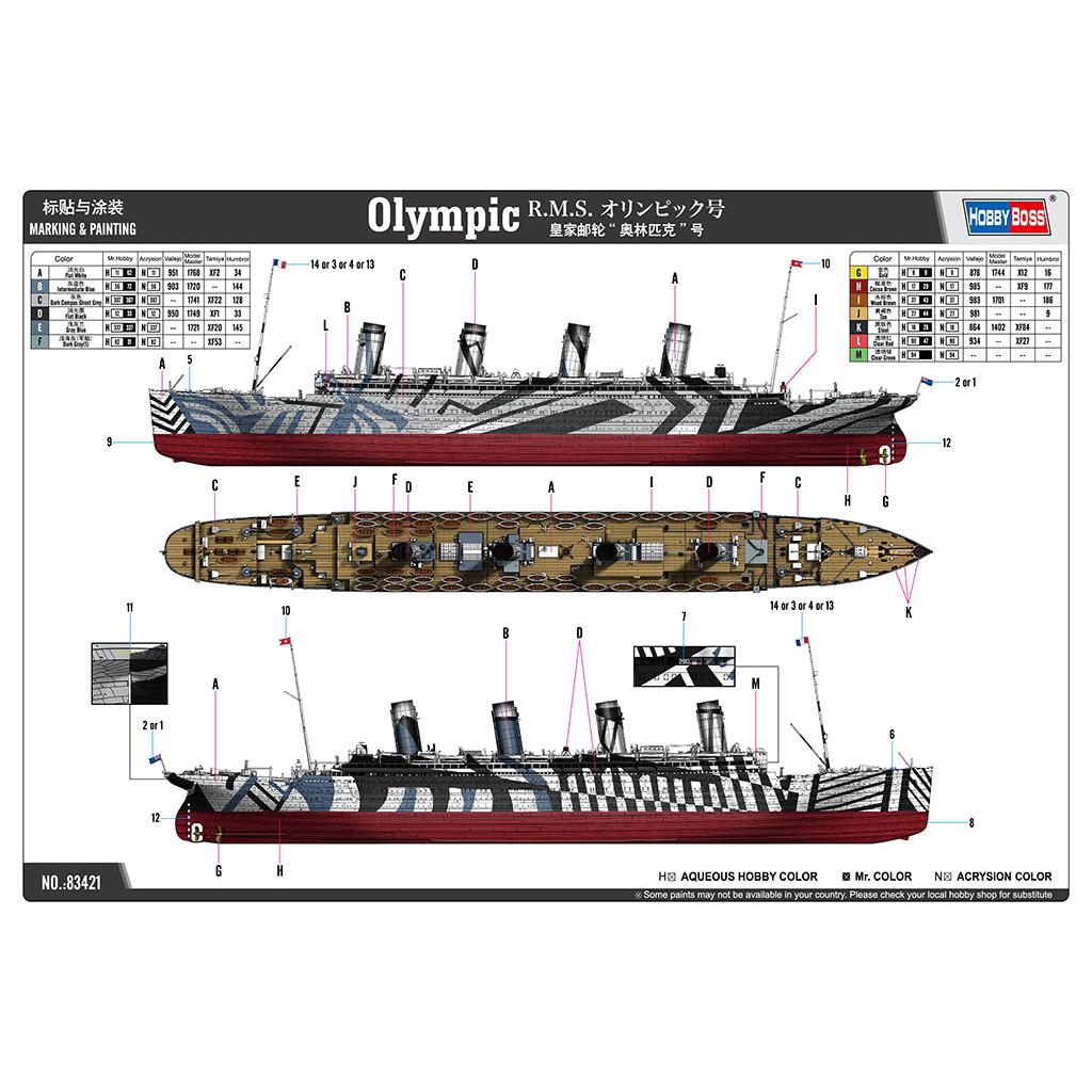 1/700 Olympic Plastic Model Kit