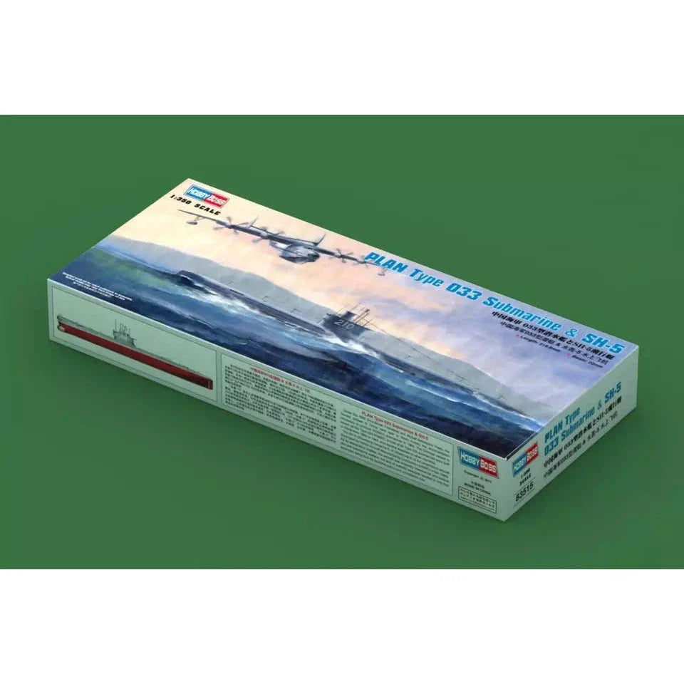 1/350 PLAN Type 033 Submarine & SH-5 Plastic Model Kit