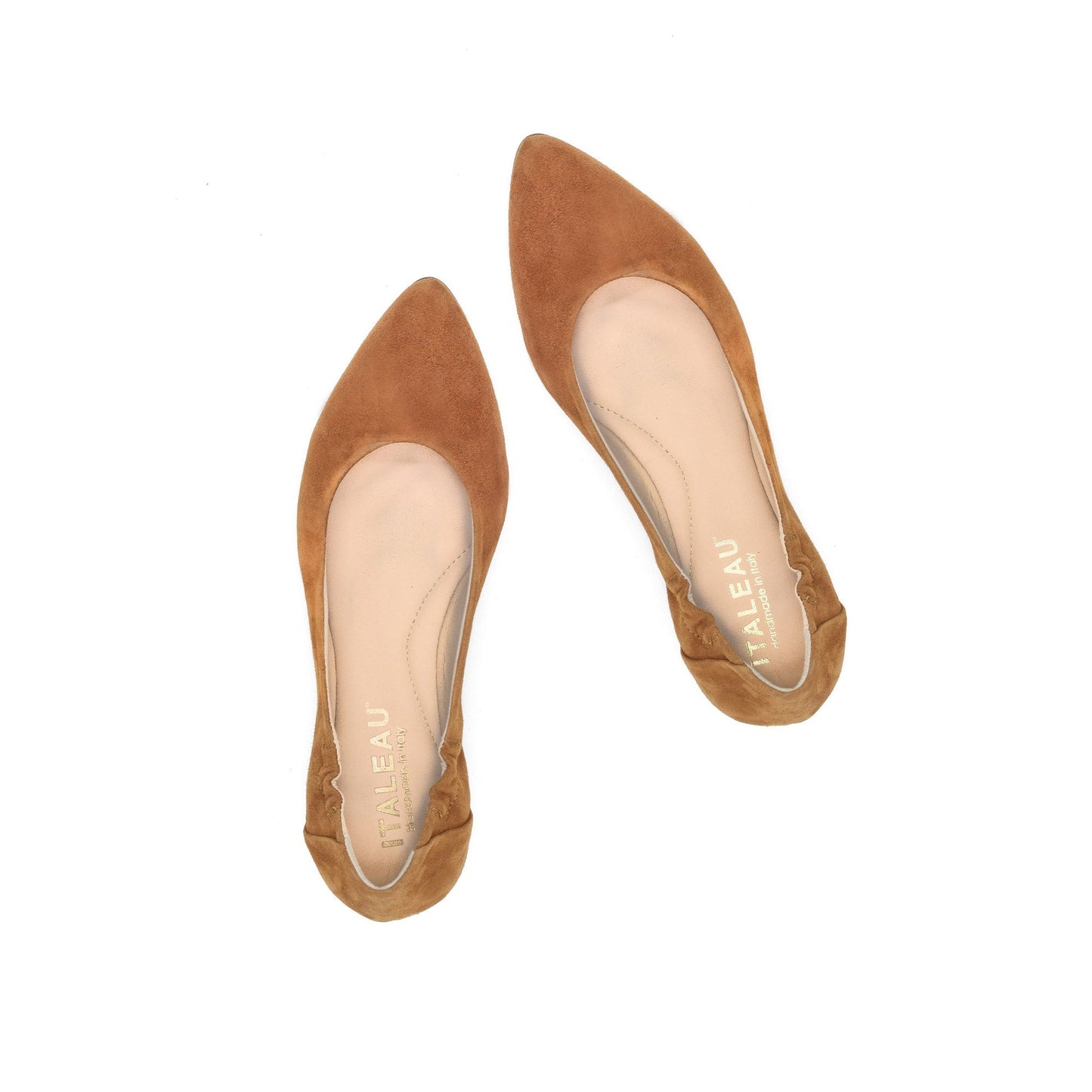 Mara Suede Ballet Flat Cuoio - Last Chance
