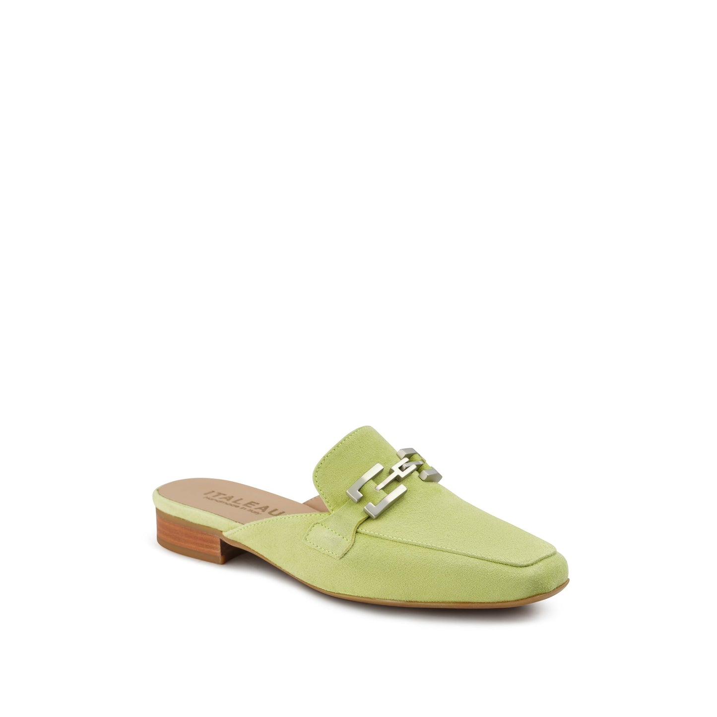 Cecile Mules Pistachio