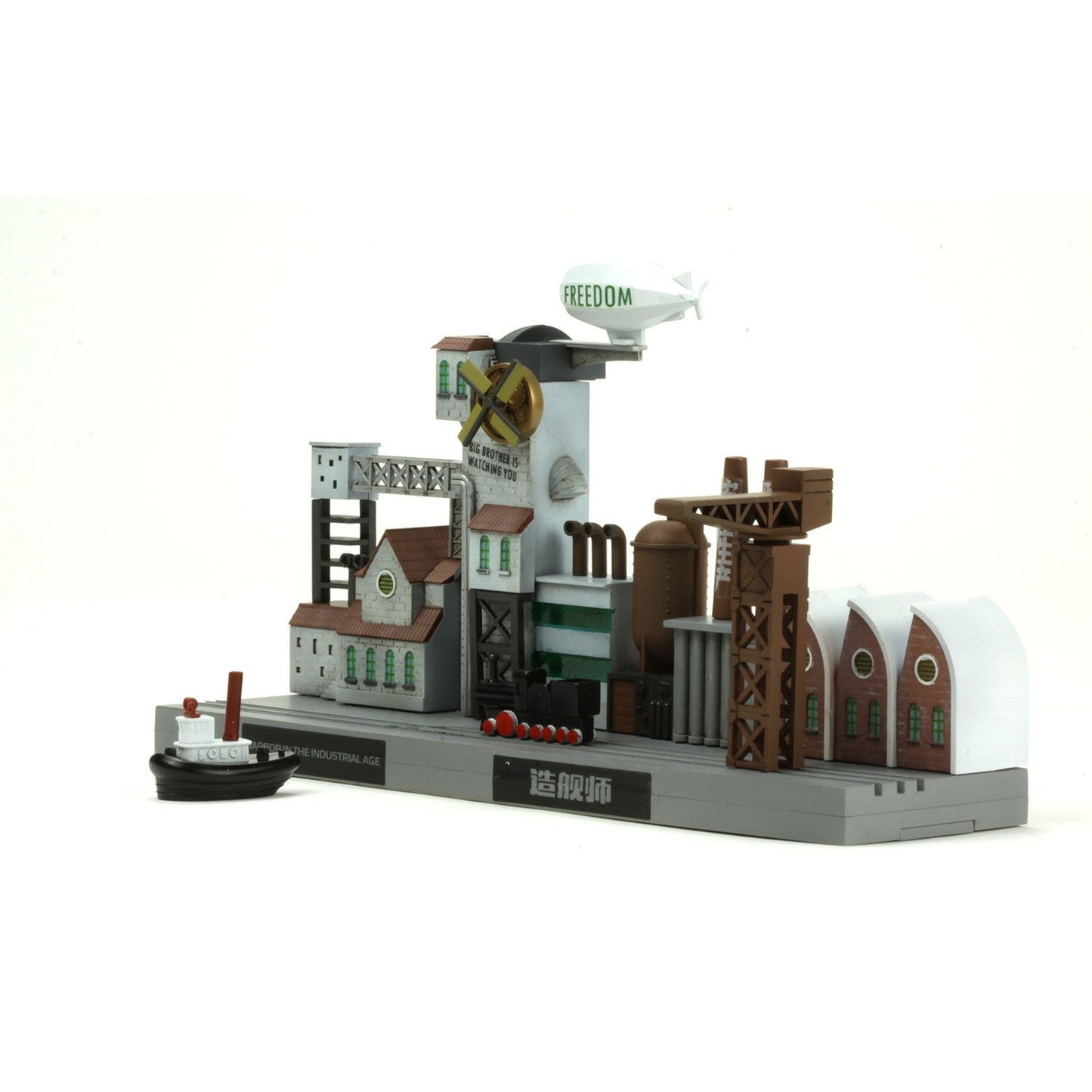Warship Builder Harbor In The Industrial Age (Cartoon Model)