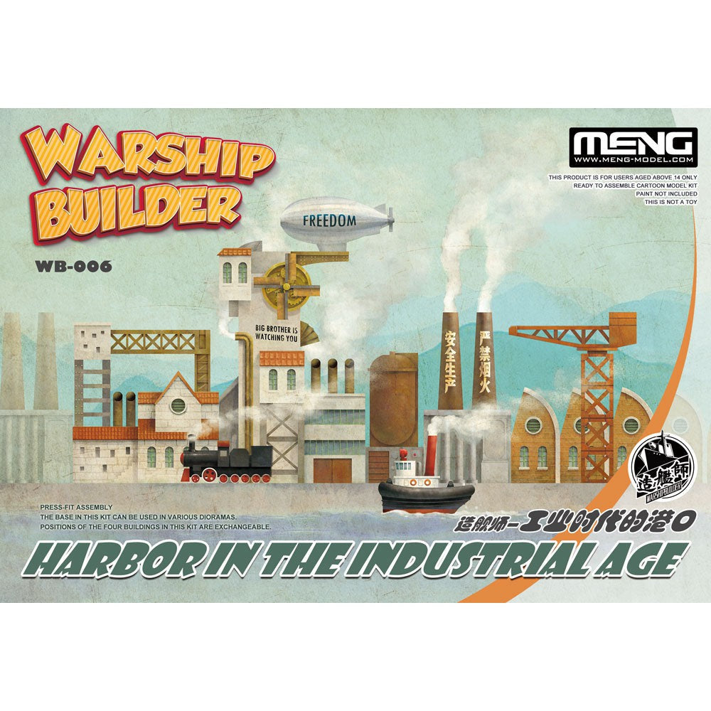 Warship Builder Harbor In The Industrial Age (Cartoon Model)