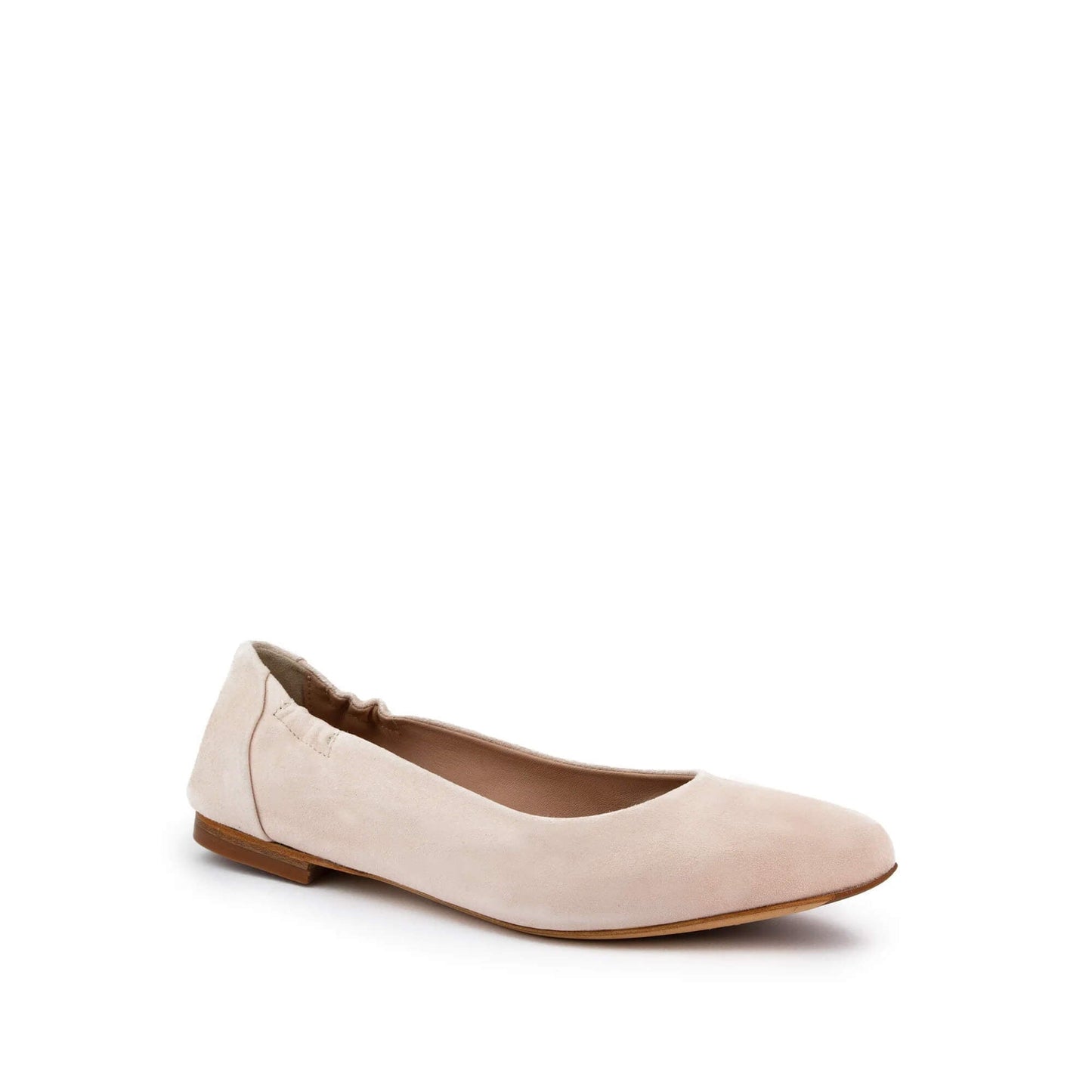 Mara Suede Ballet Flats Bone