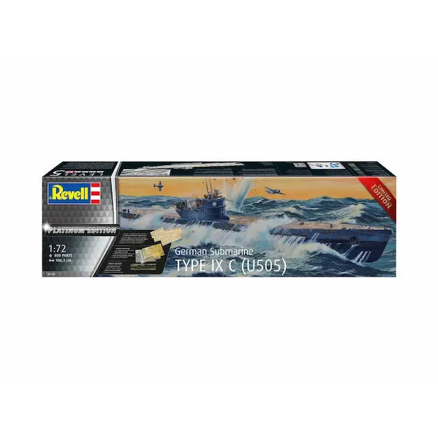 1/72 German Submarine Type IX C (U505) Platinum Edition