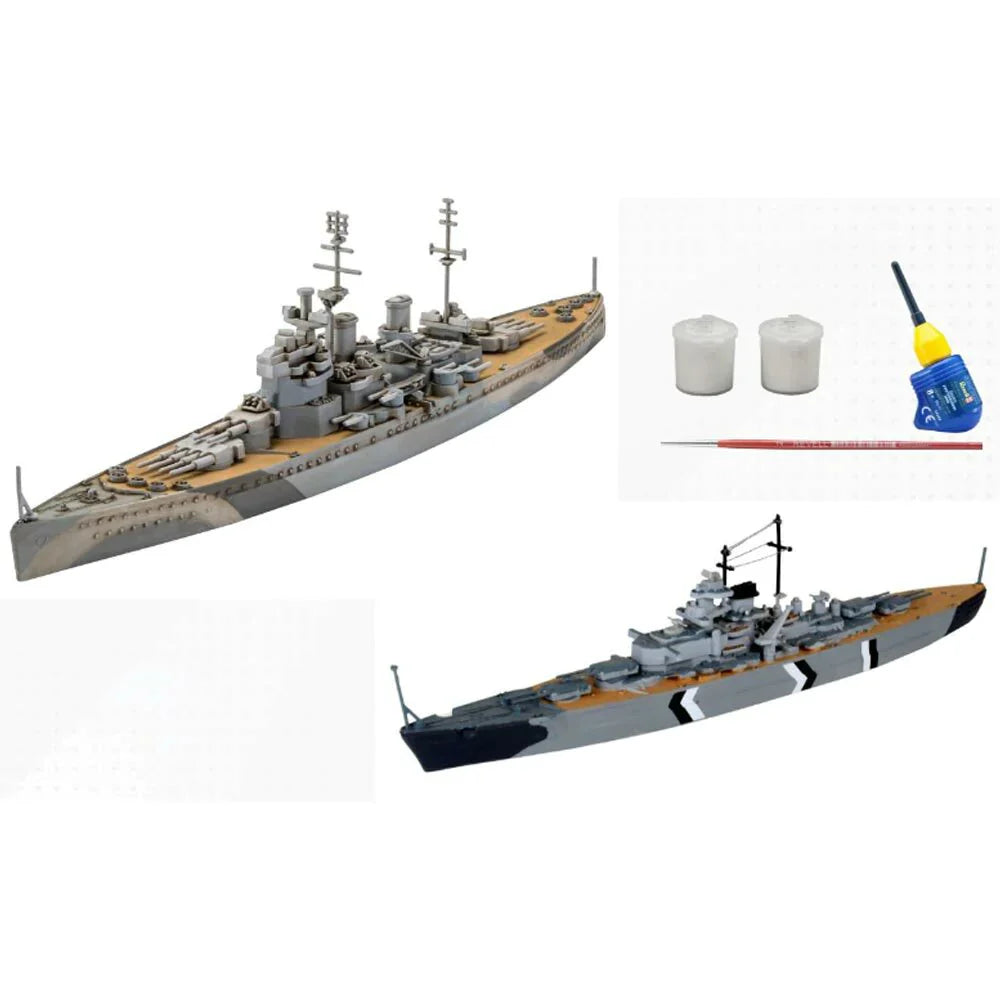 1/1200 First Diorama Set  Bismarck Battle