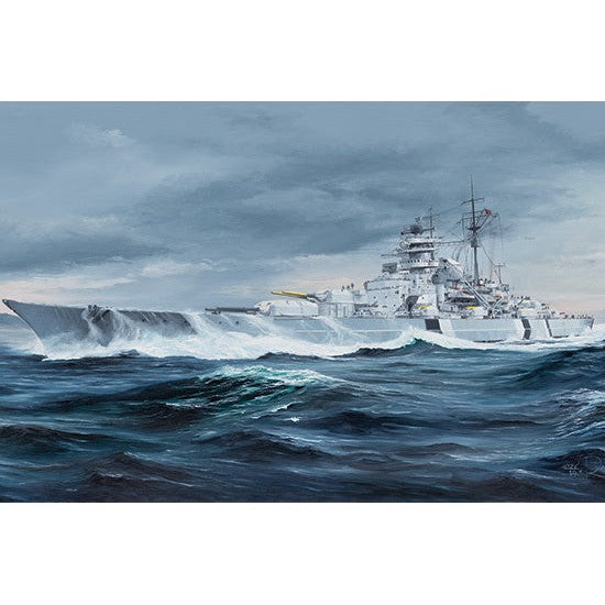 05358 1/350 German Bismarck Battleship Plastic Model Kit