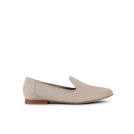 Teresa Suede Loafers Bone