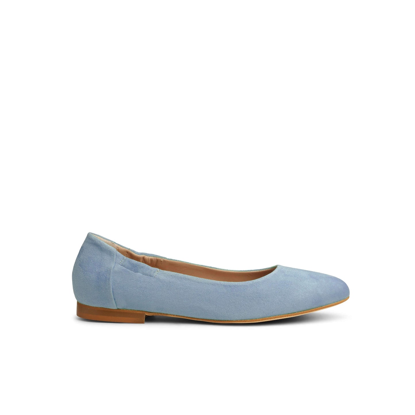 Vera Suede Ballet Flats Celeste