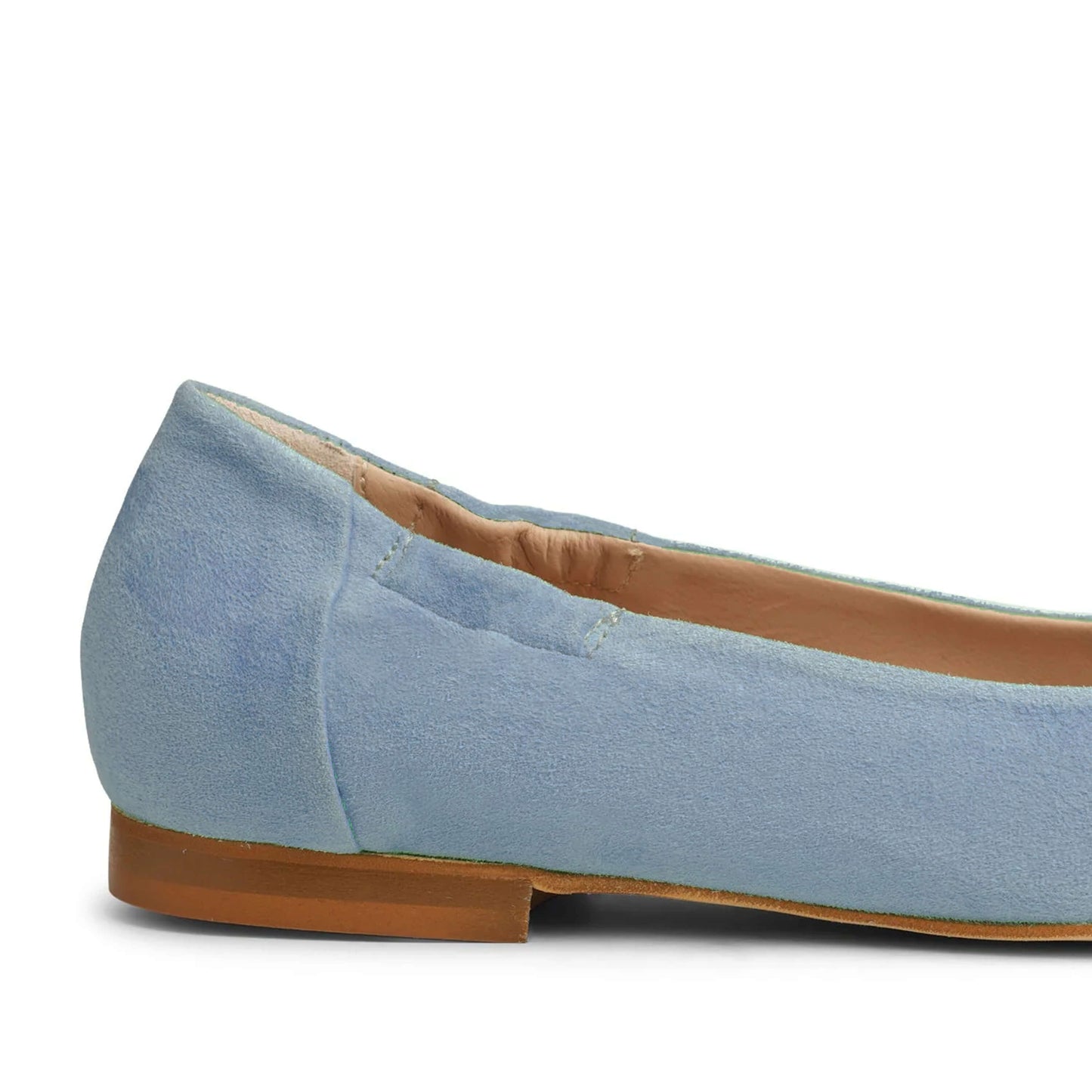 Vera Suede Ballet Flats Celeste