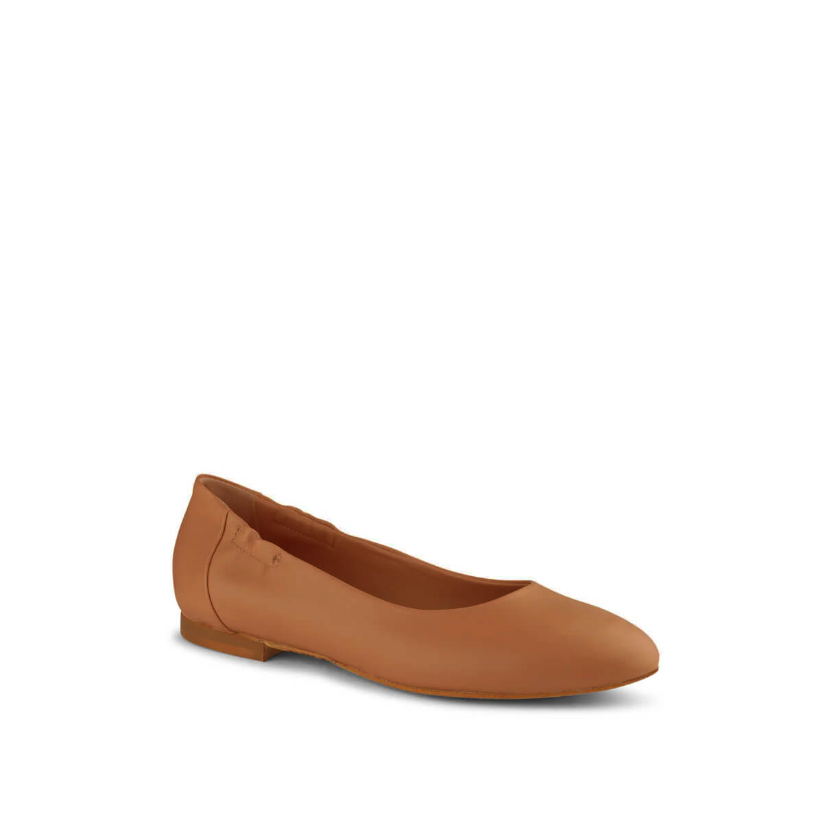 Vera Leather Ballet Flats Chestnut