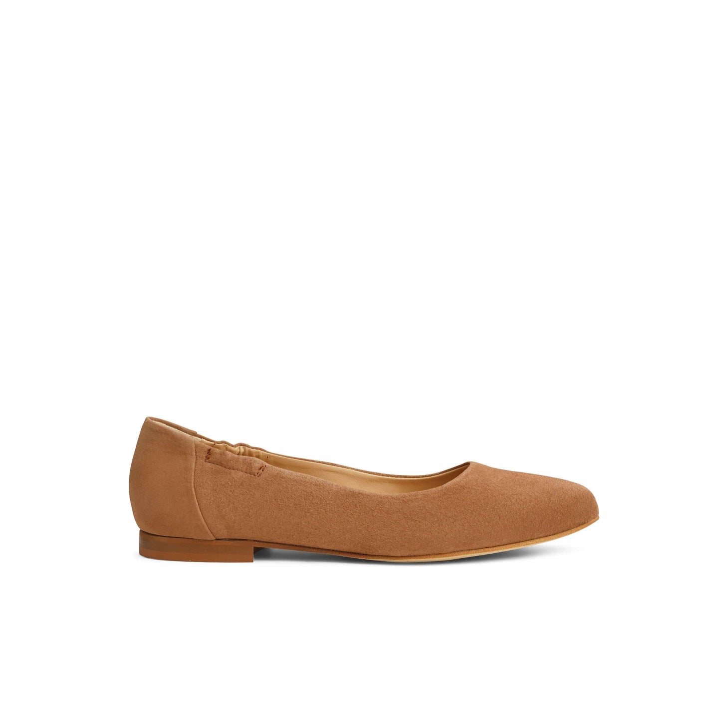 Vera Suede Ballet Flats Cuoio