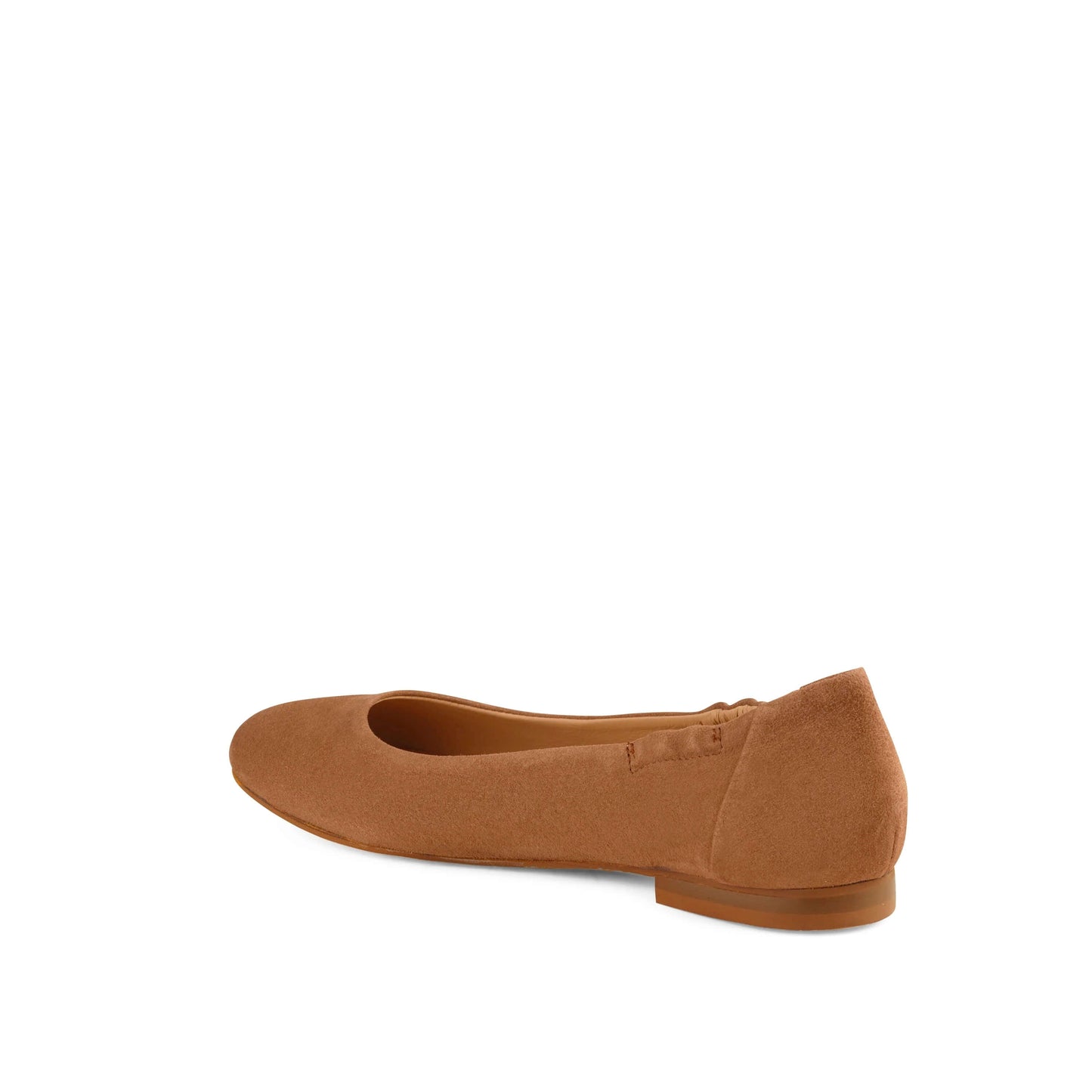 Vera Suede Ballet Flats Cuoio