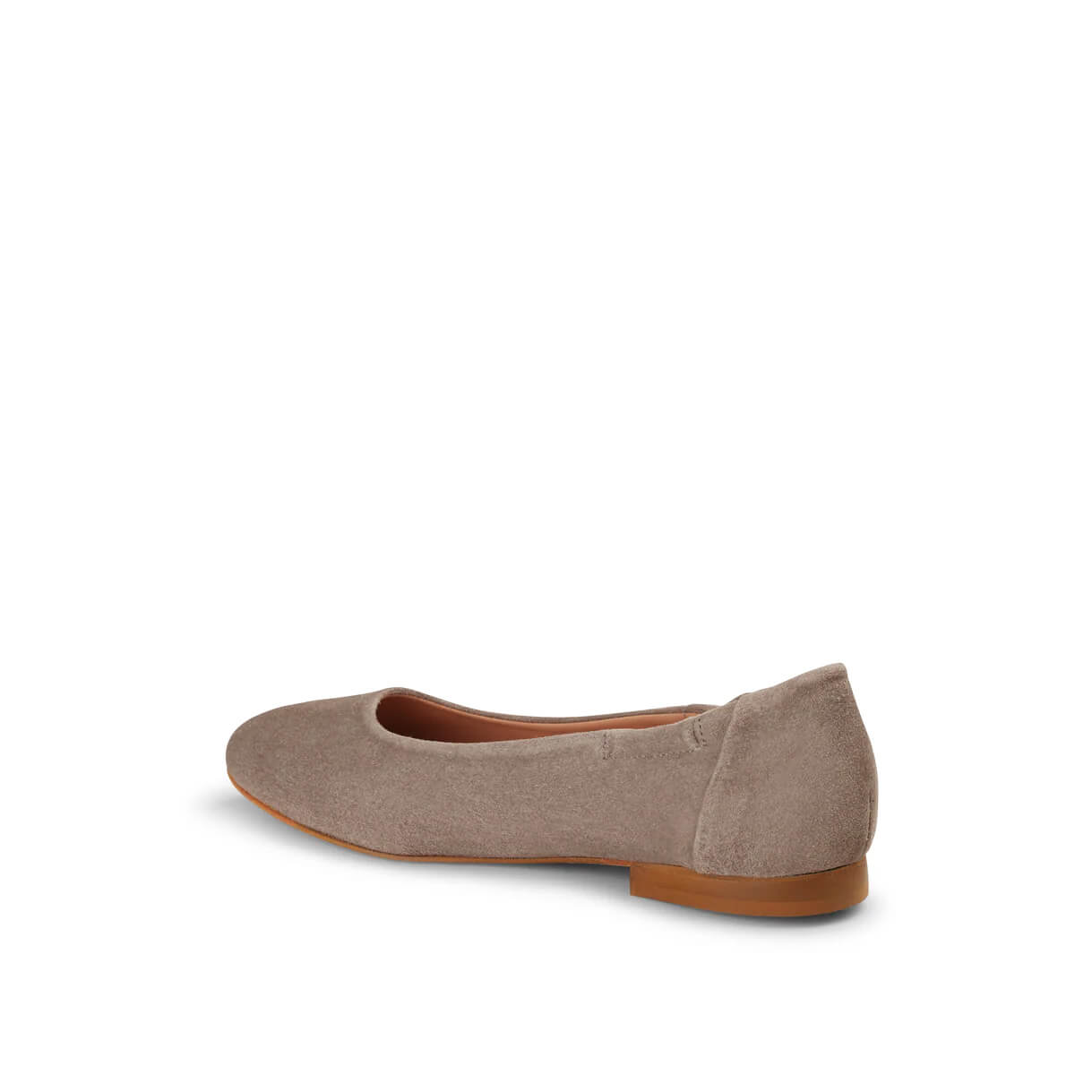 Vera Suede Ballet Flats Taupe