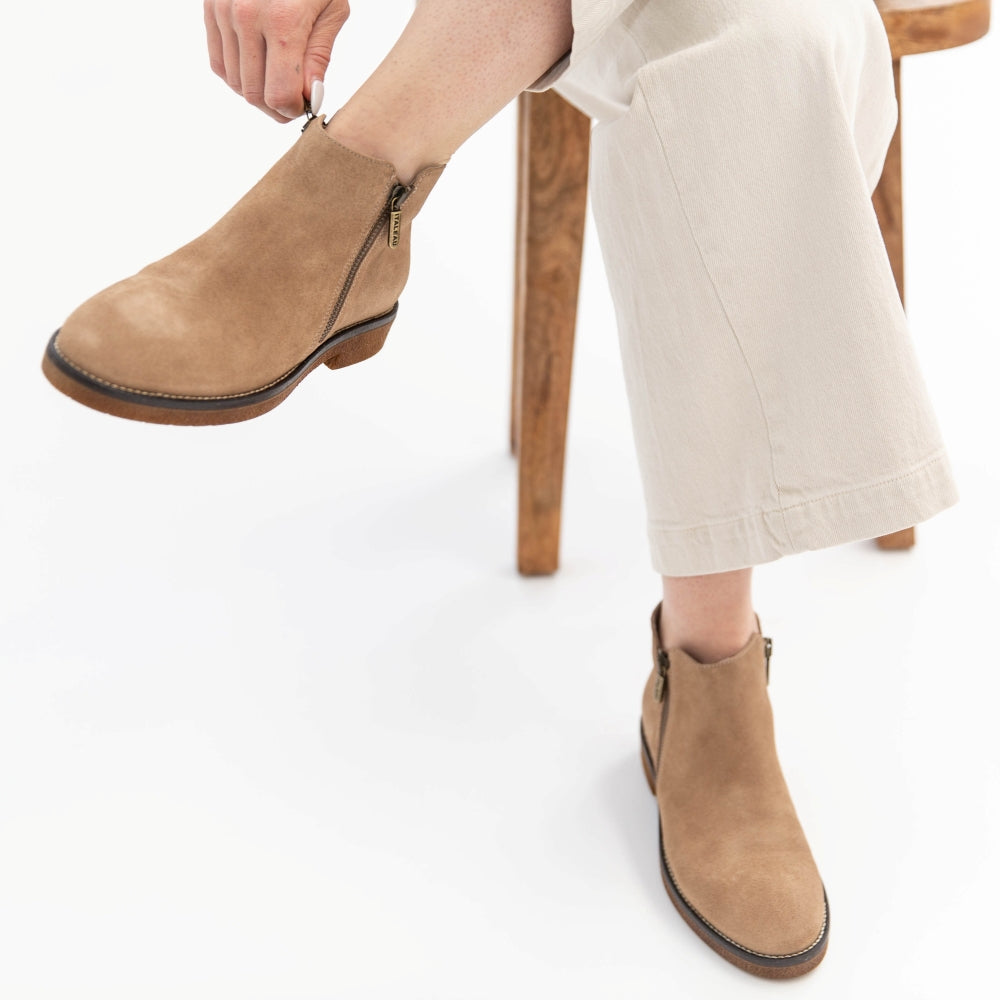 Waterproof Foliana Booties Tortora