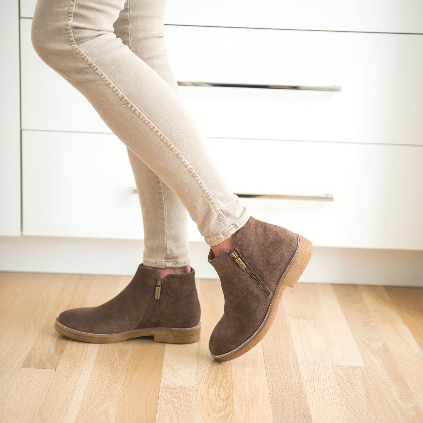 Waterproof Foliana Booties Nut