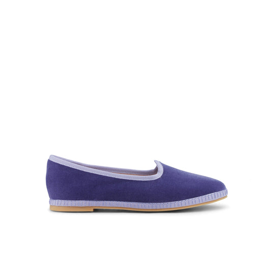 Allegra Velvet Flats Iris - Last Chance