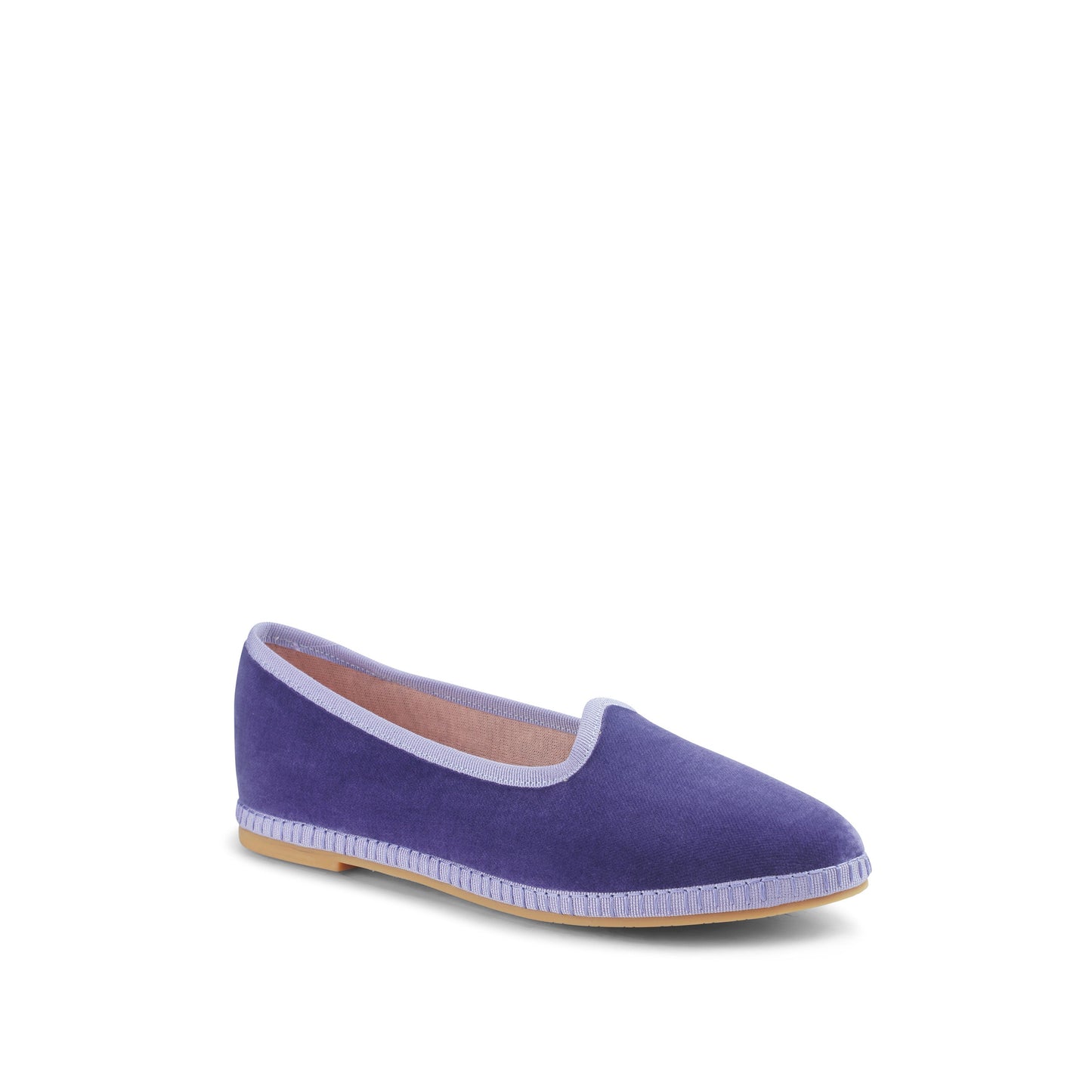 Allegra Velvet Flats Iris - Last Chance