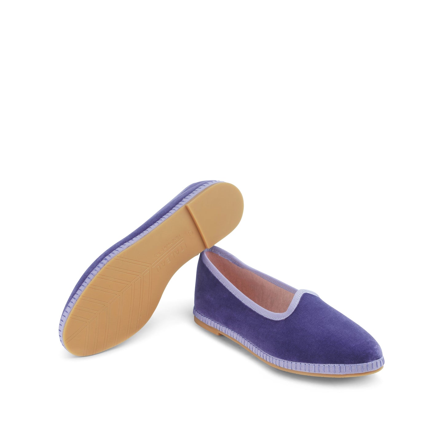 Allegra Velvet Flats Iris - Last Chance