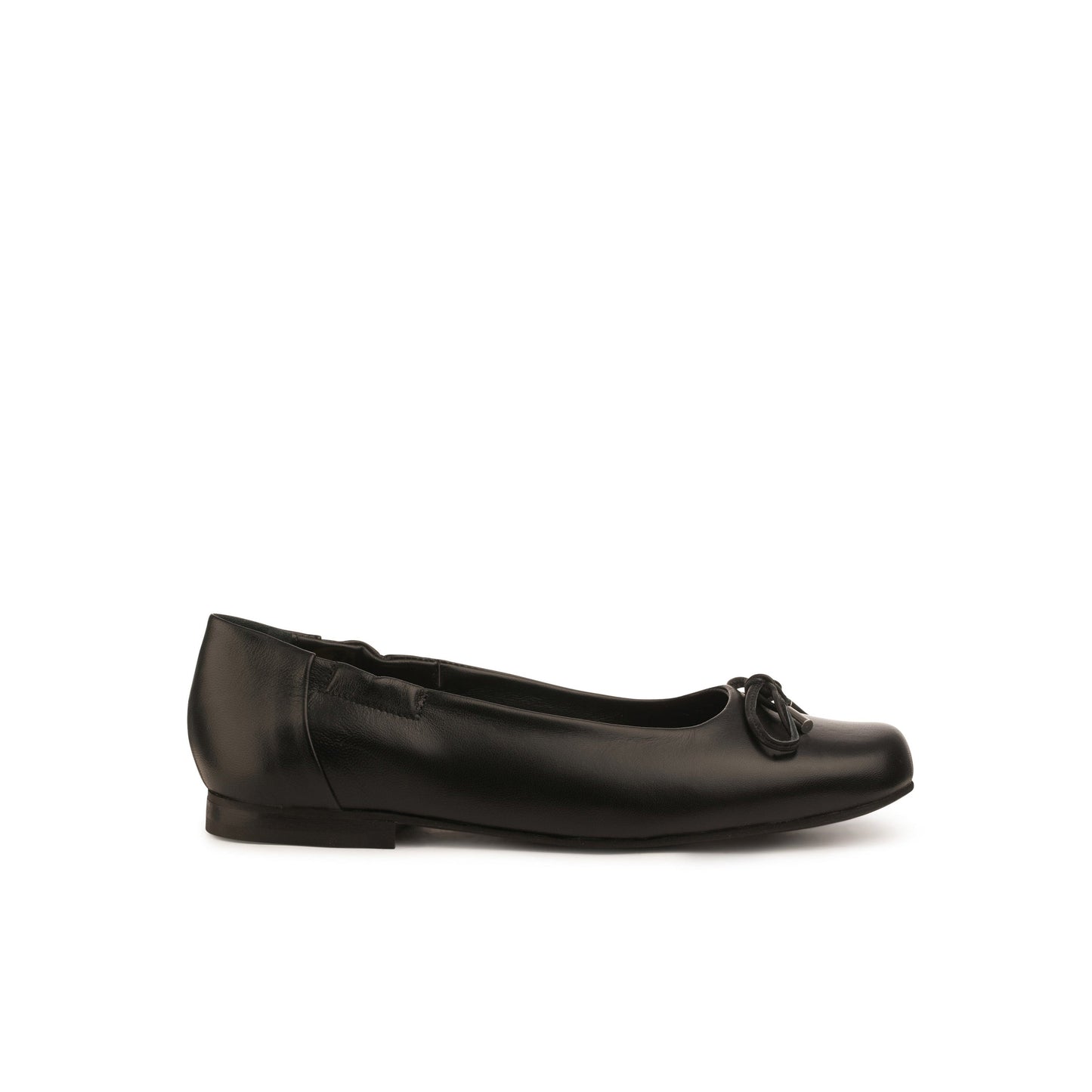Belinda Flexlite Flats Jet Black - Last Chance