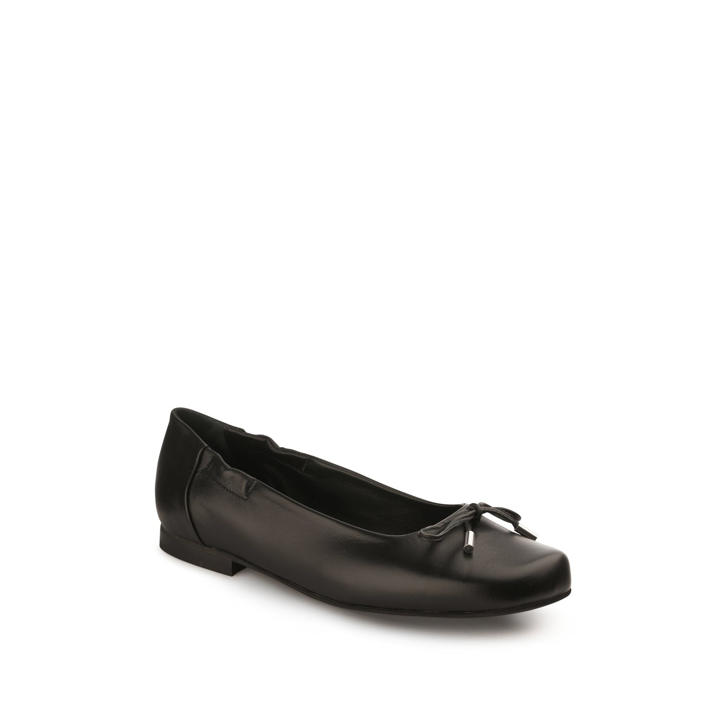 Belinda Flexlite Flats Jet Black - Last Chance
