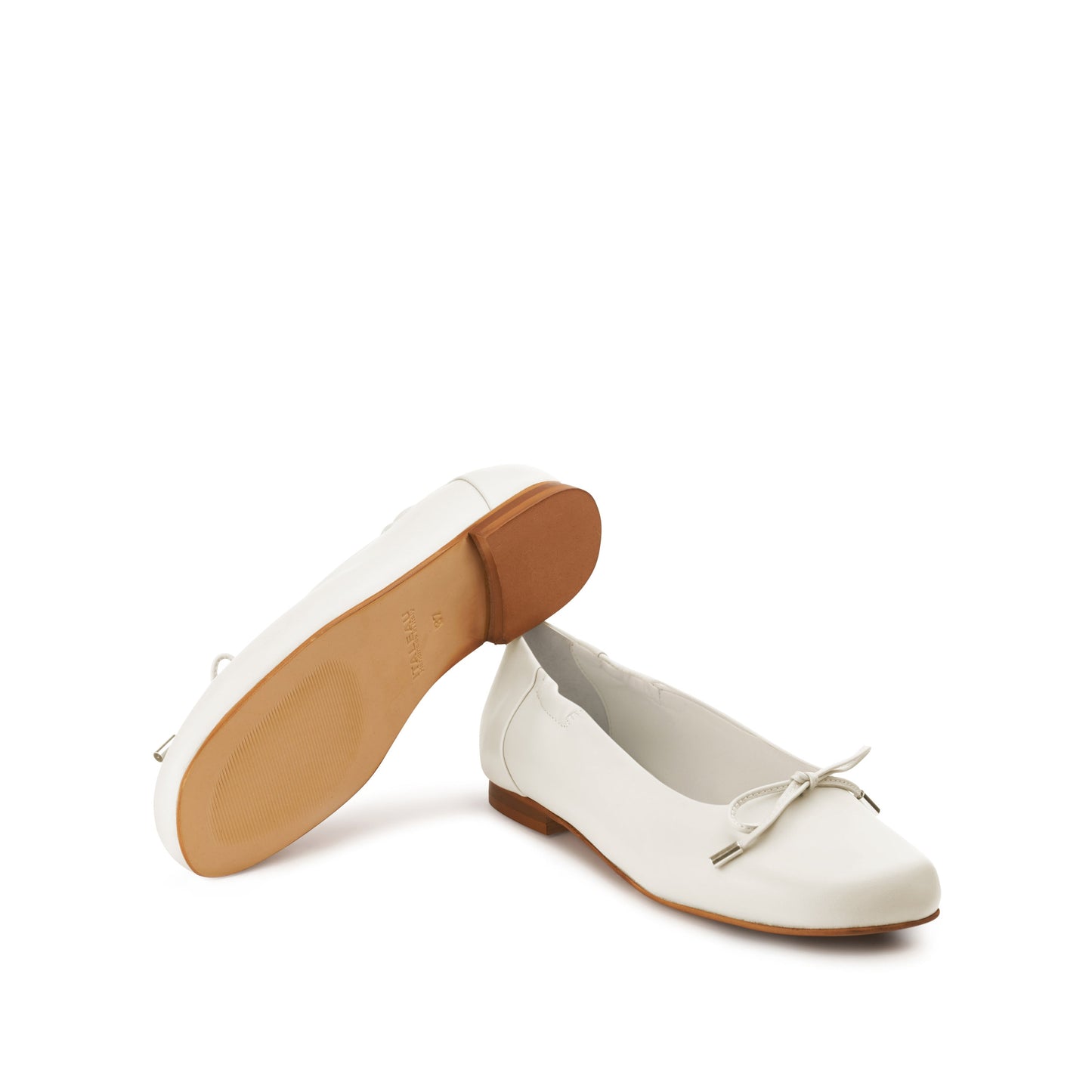 Belinda Flexlite Flats Bianco - Last Chance