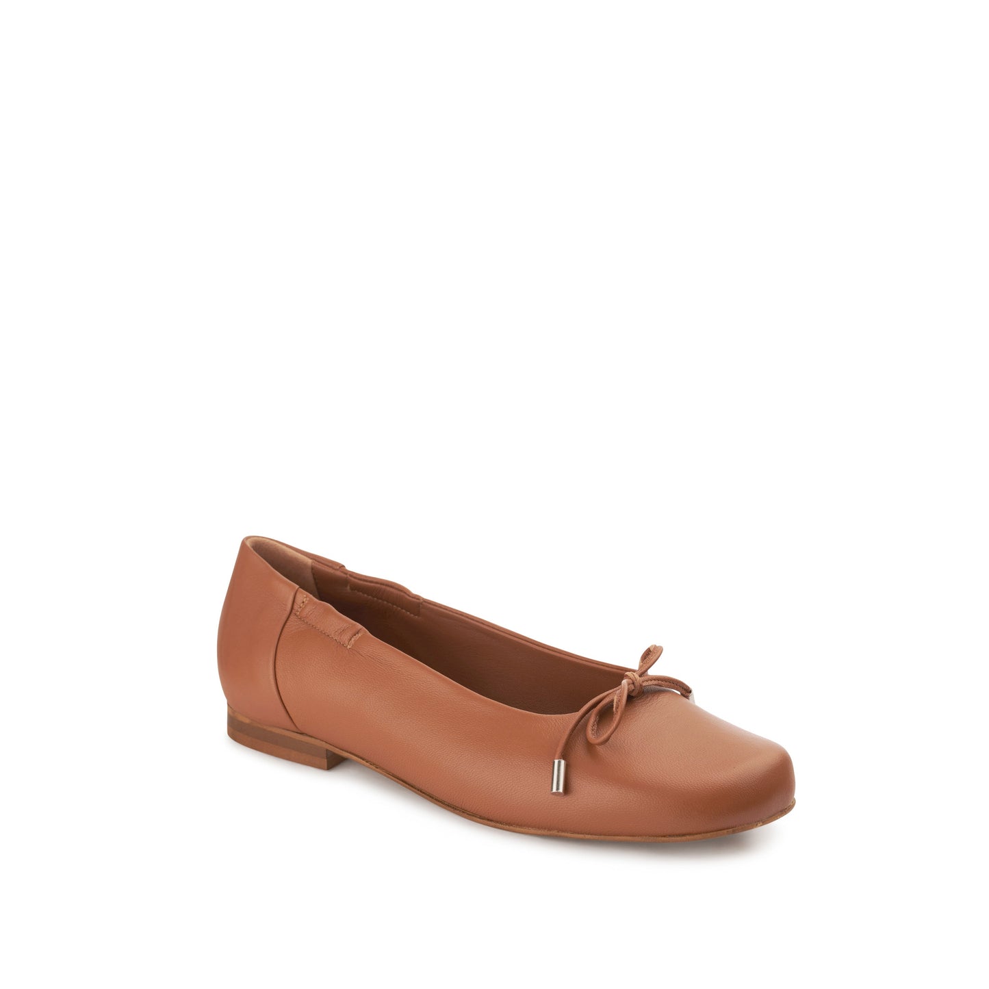 Belinda Flexlite Flats Chestnut - Last Chance