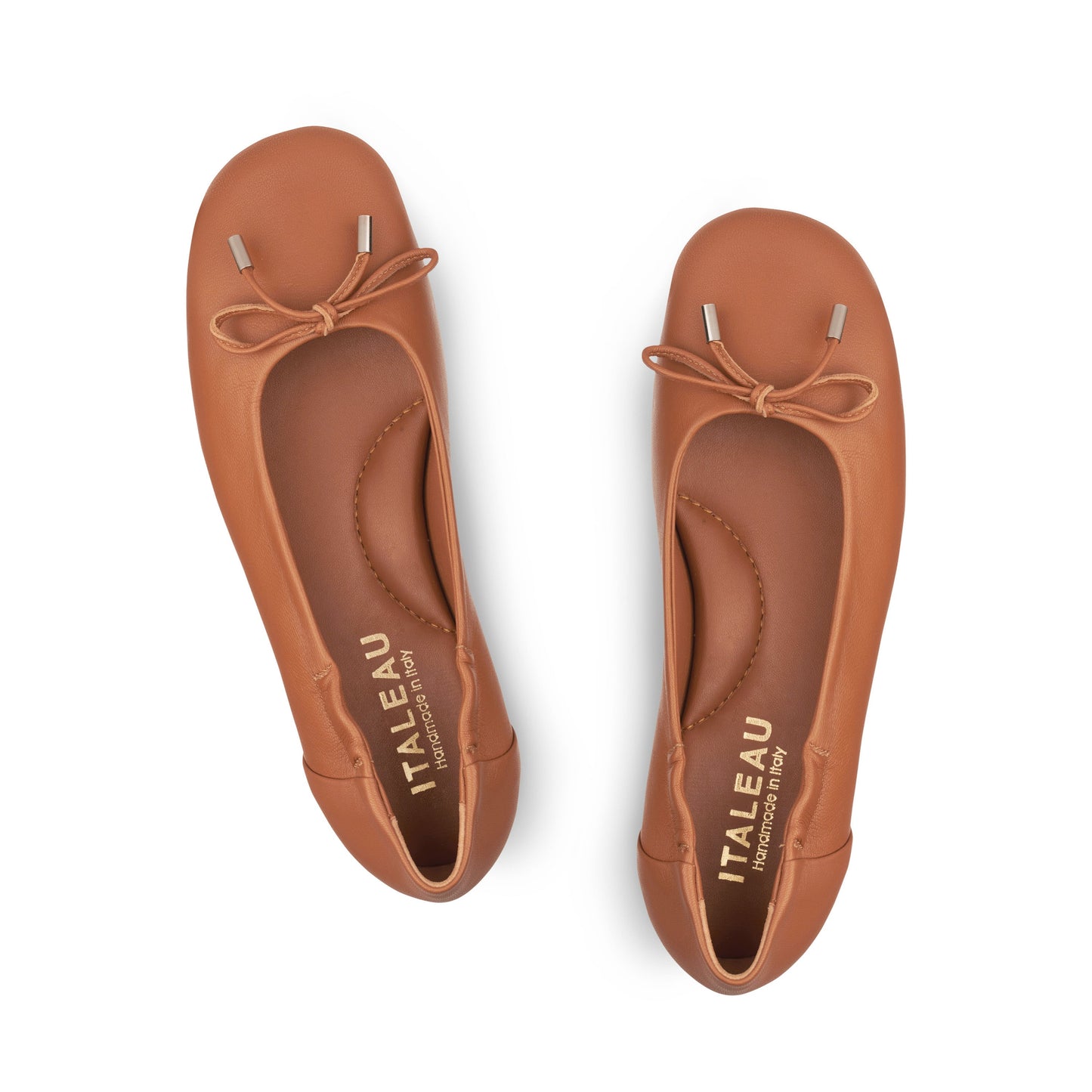 Belinda Flexlite Flats Chestnut - Last Chance