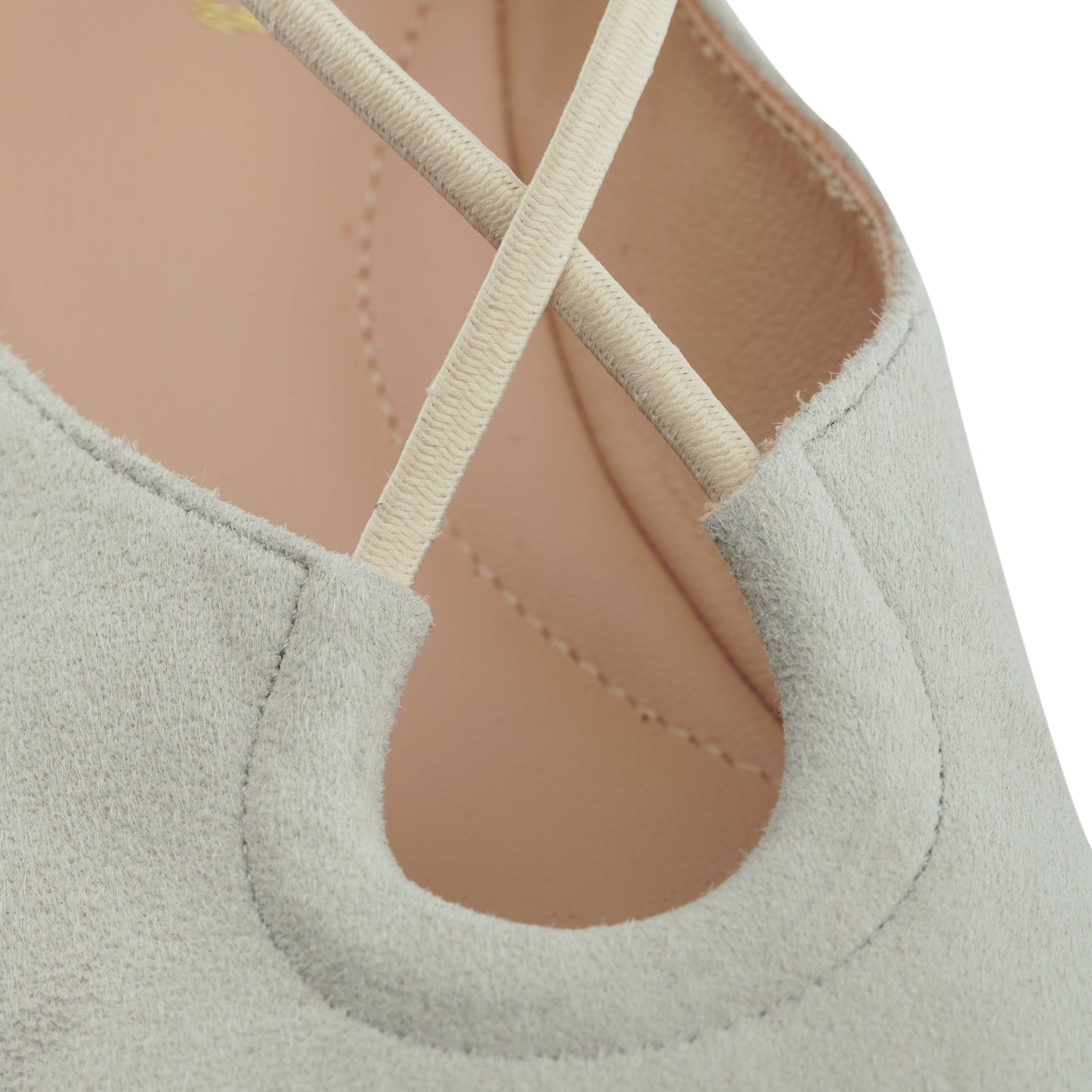 Bria Suede Flats Ice - Last Chance