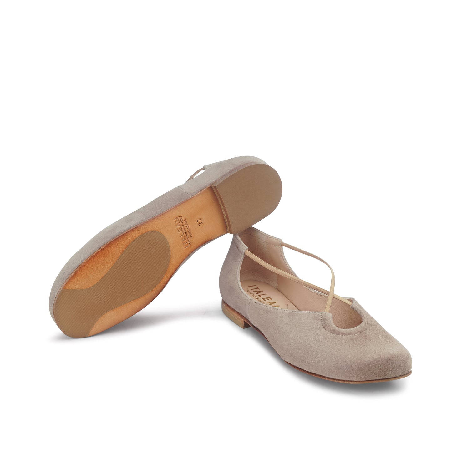 Bria Flexlite Flats Taupe - Last Chance