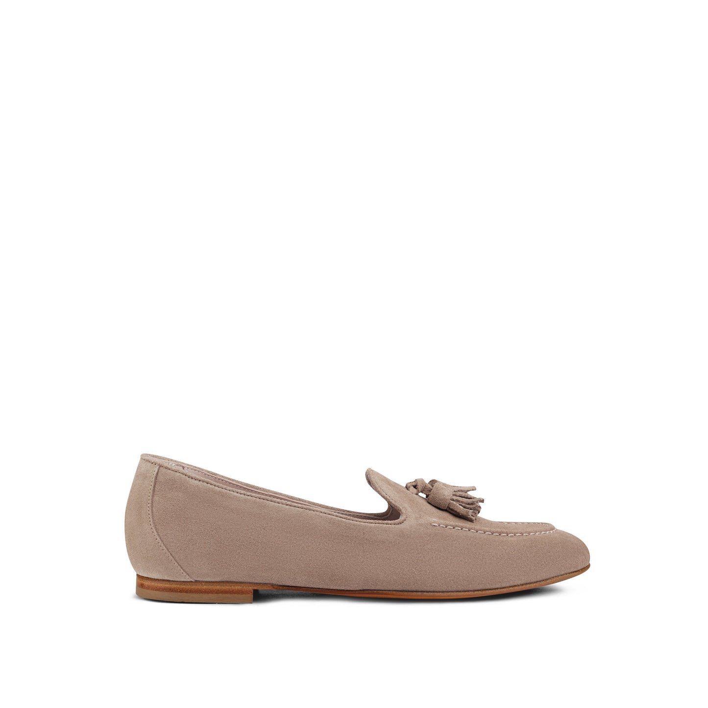 Lea Suede Loafers Taupe