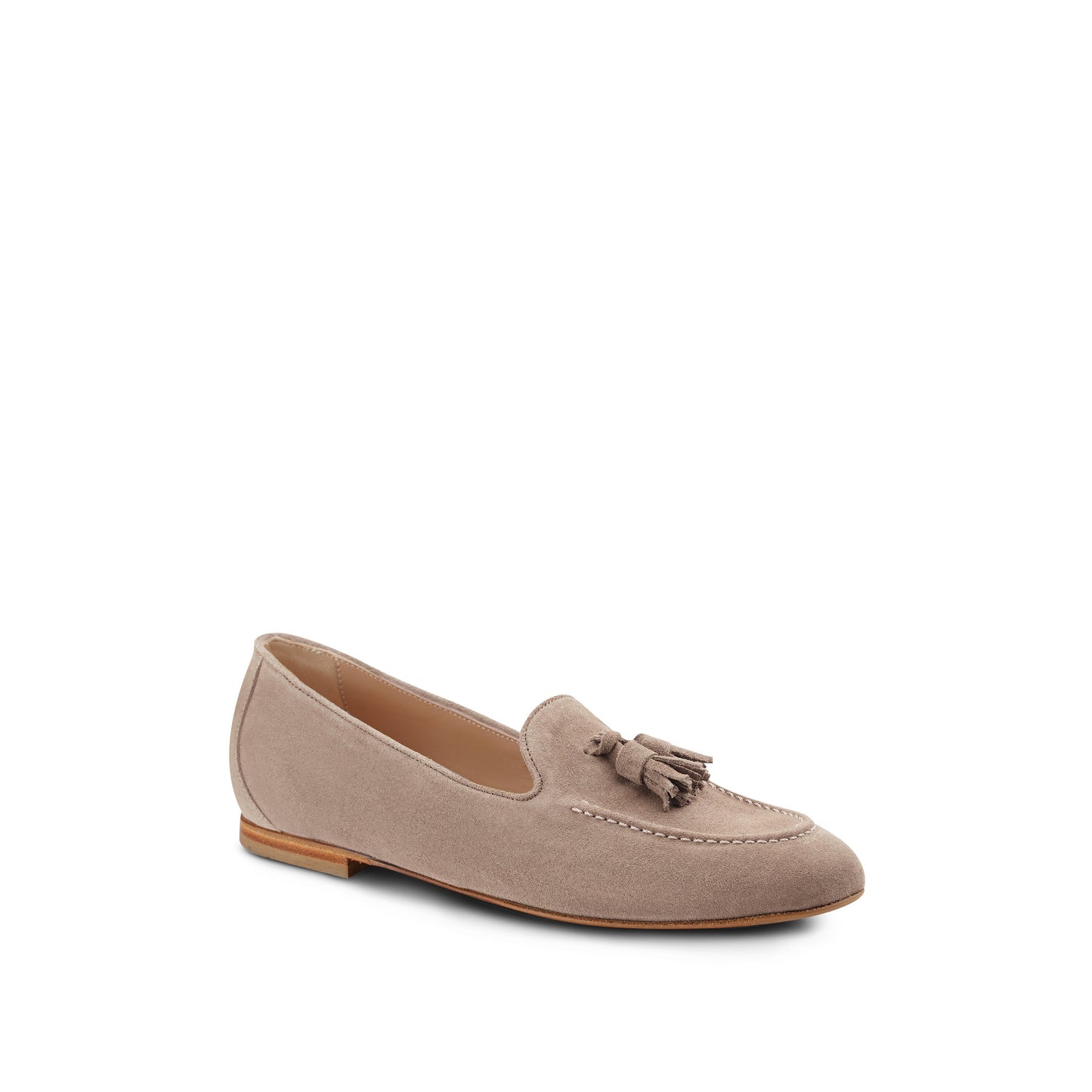 Lea Suede Loafers Taupe