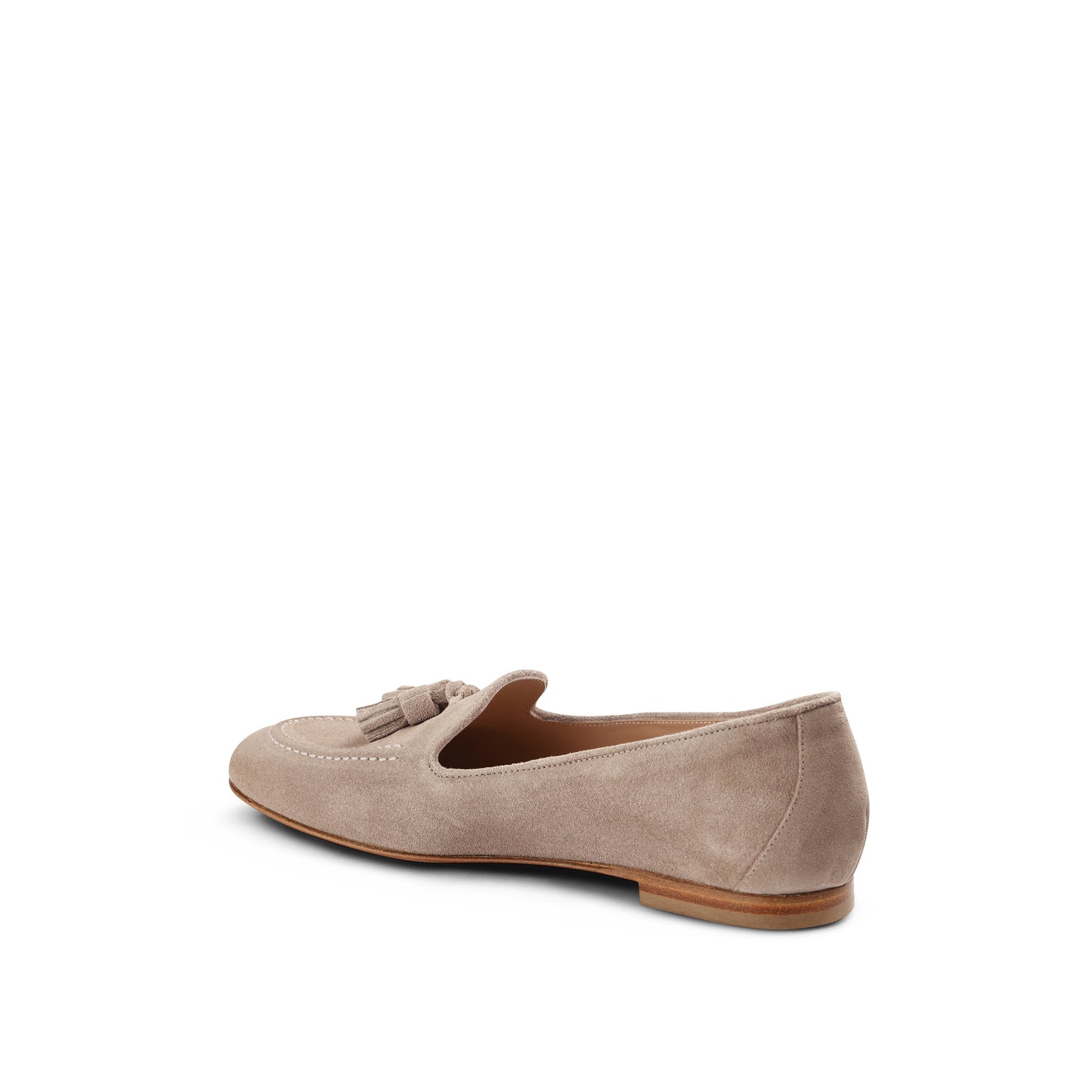 Lea Suede Loafers Taupe