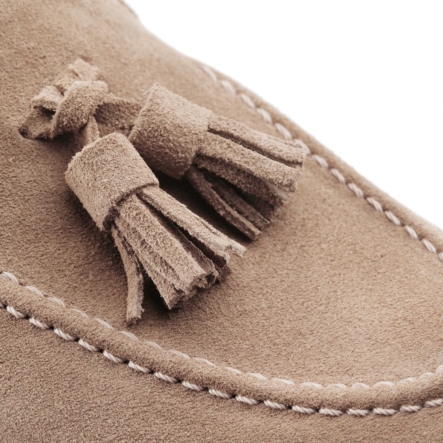 Lea Suede Loafers Taupe