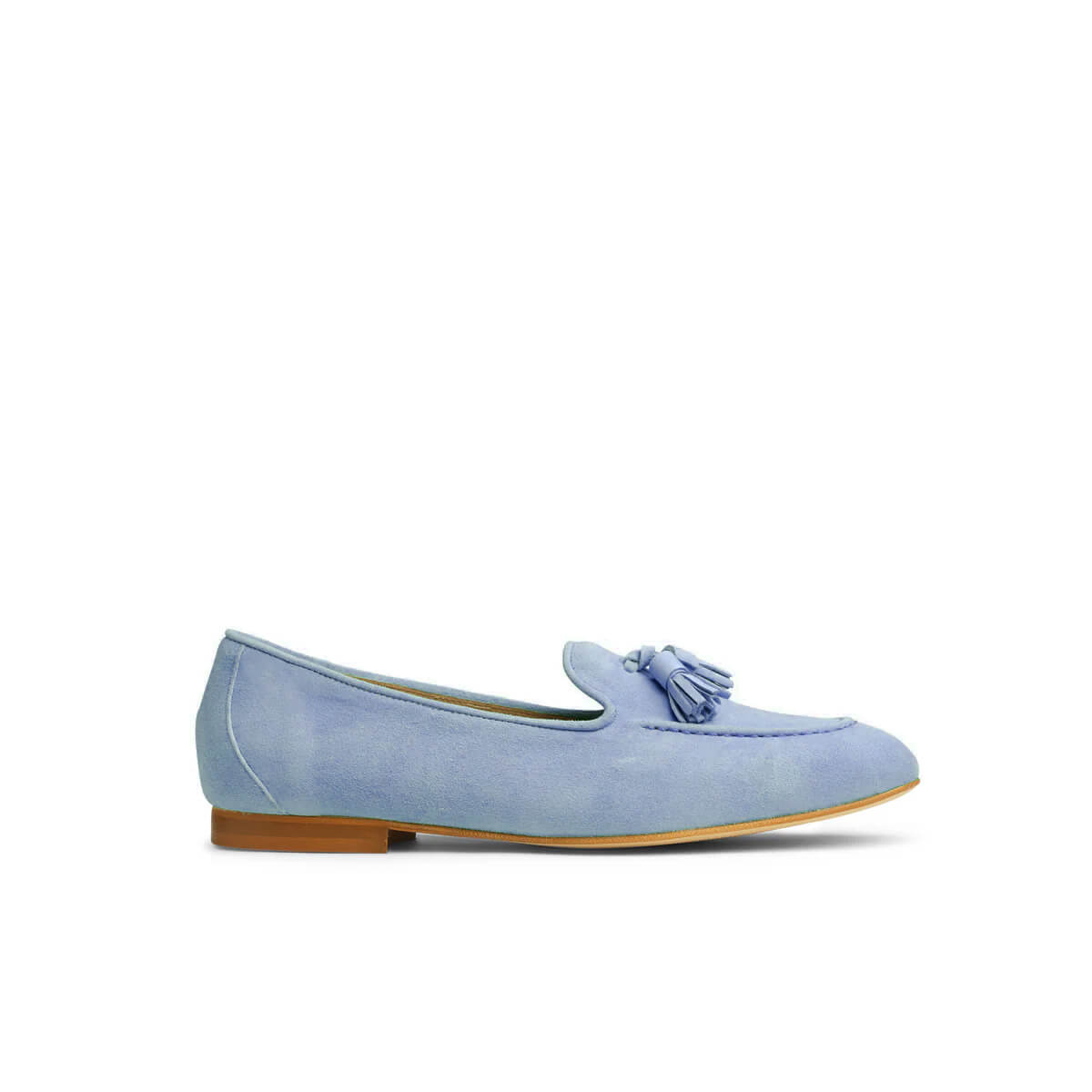 Lea Suede Loafers Celeste - Last Chance