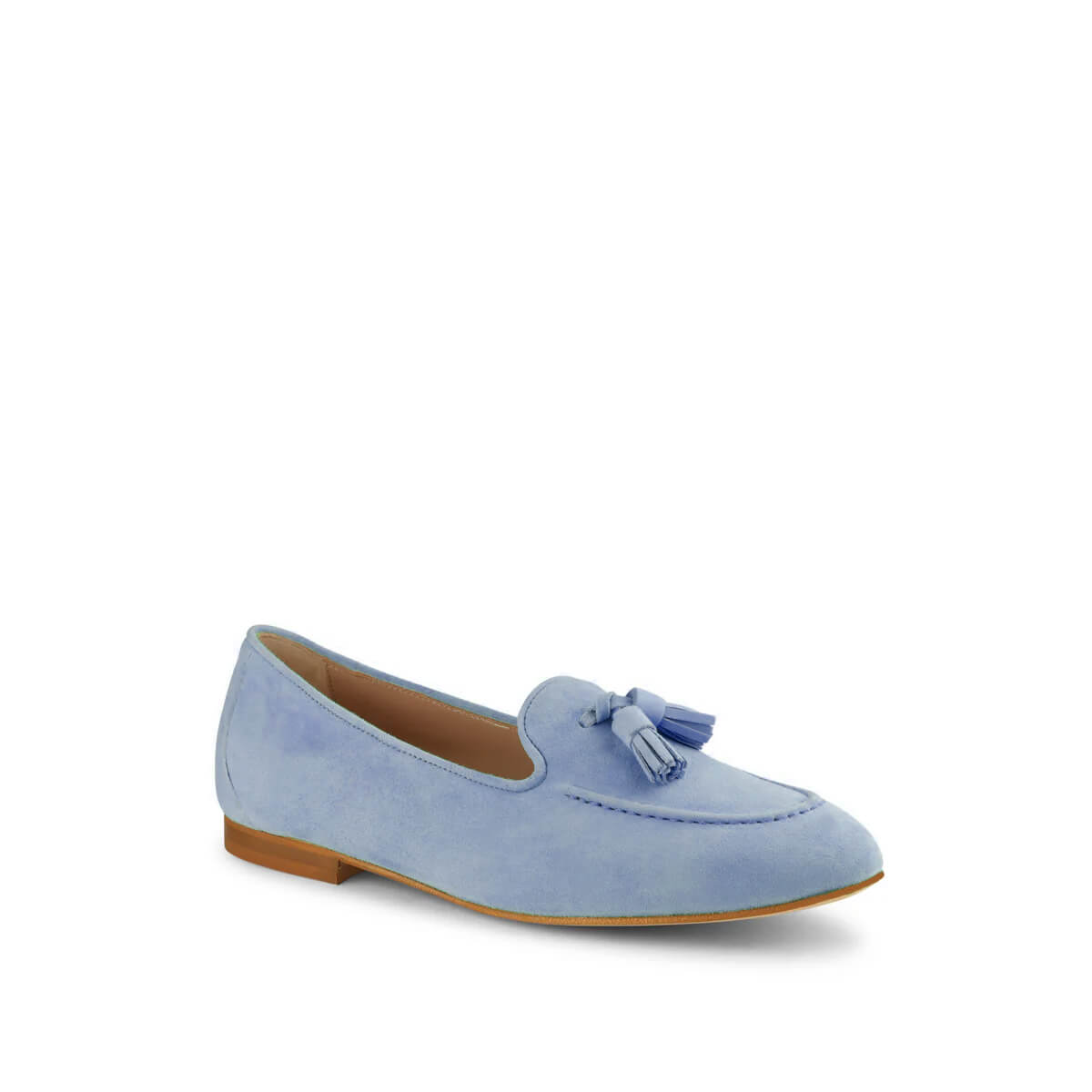 Lea Suede Loafers Celeste - Last Chance