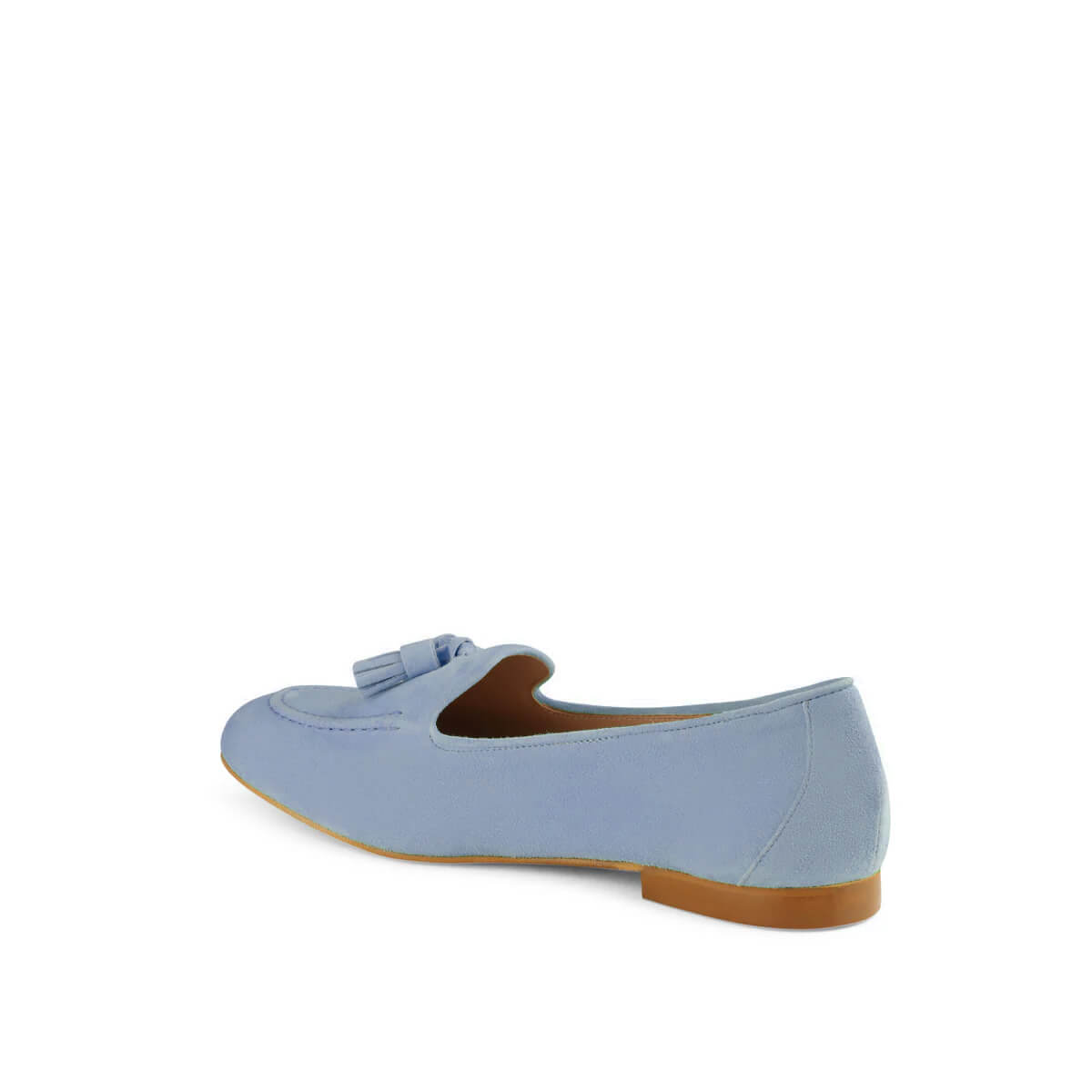 Lea Suede Loafers Celeste - Last Chance