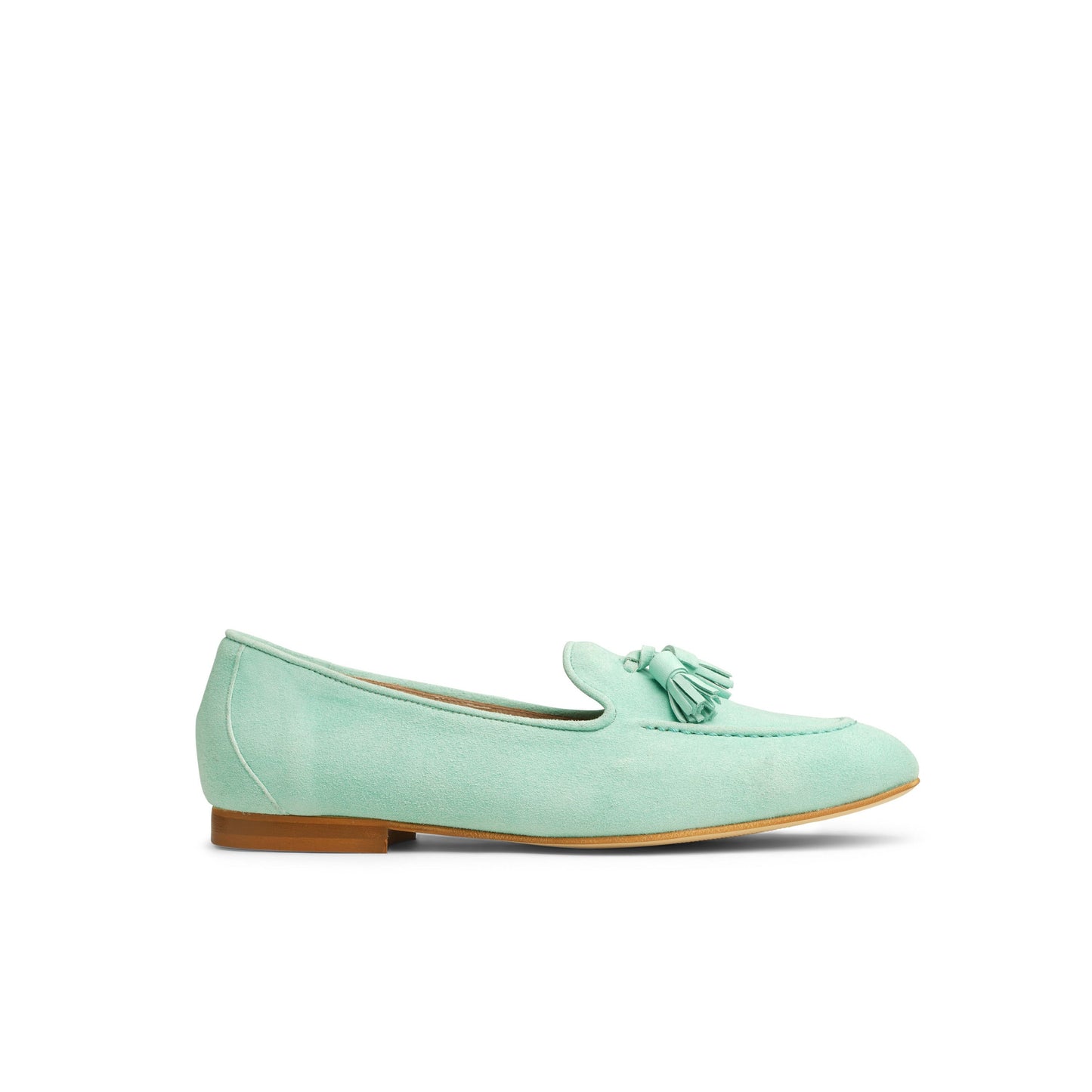 Lea Suede Loafers Jade - Last Chance