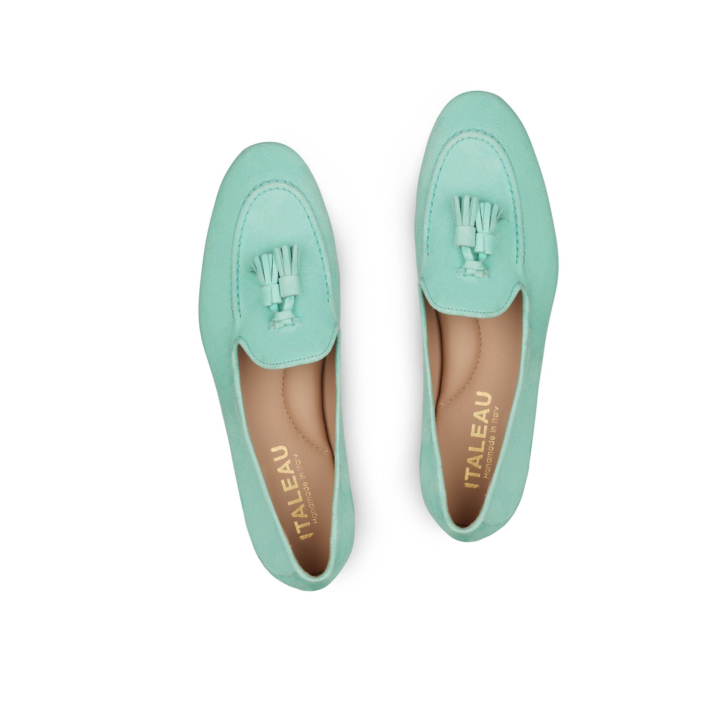 Lea Suede Loafers Jade - Last Chance