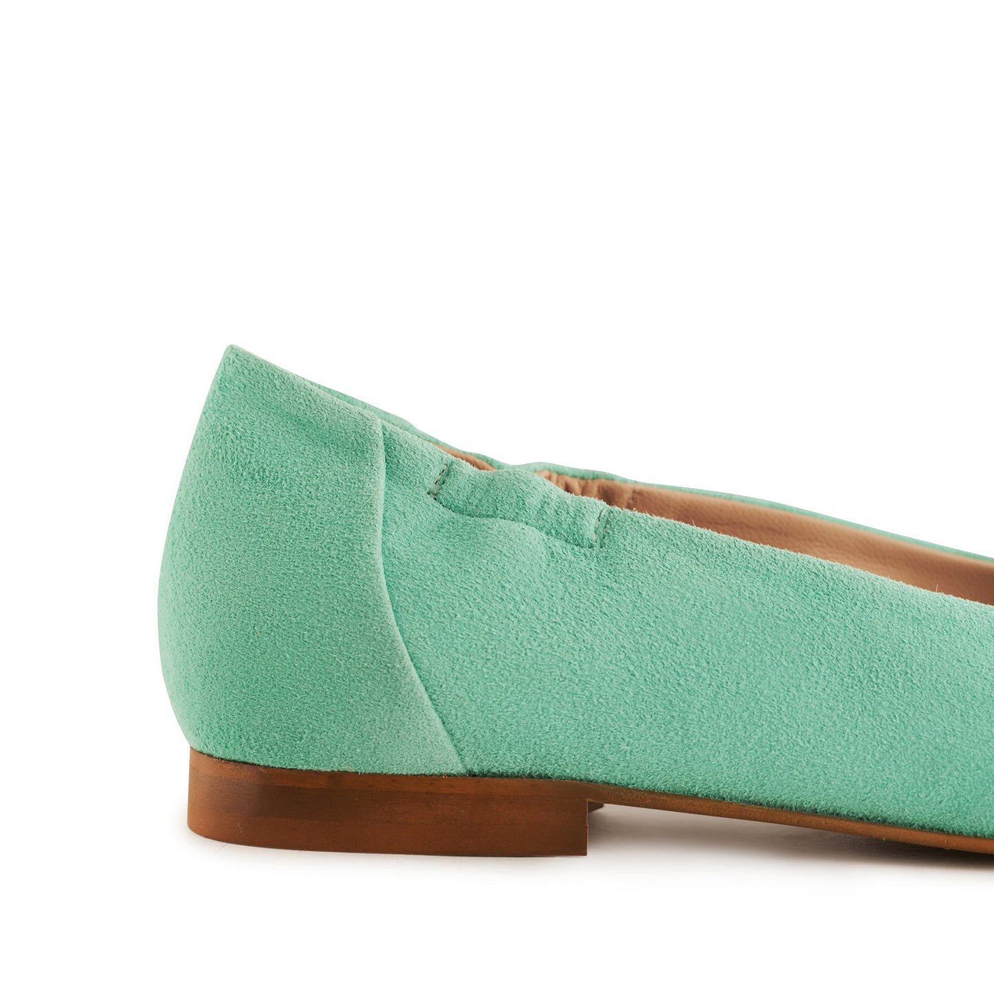 Mara Suede Ballet Flats Jade - Last Chance