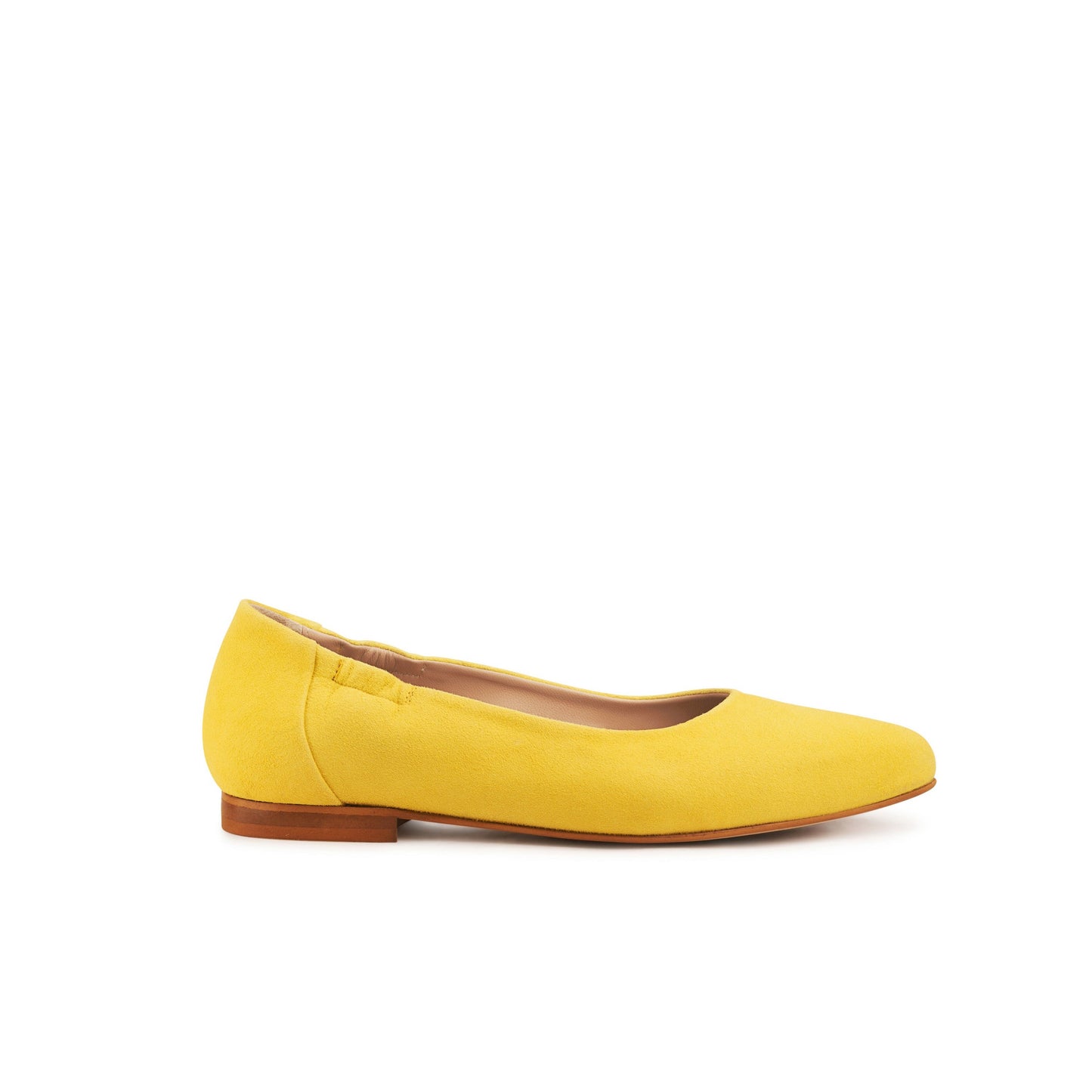 Mara Suede Ballet Flats Butter - Last Chance