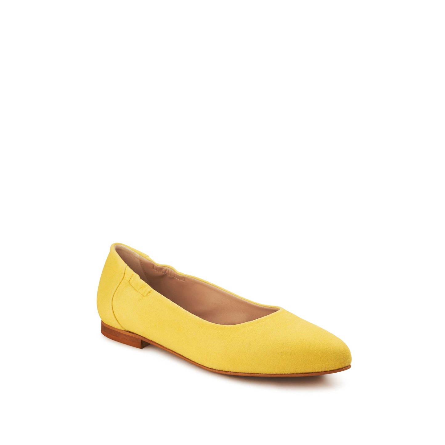 Mara Suede Ballet Flats Butter - Last Chance